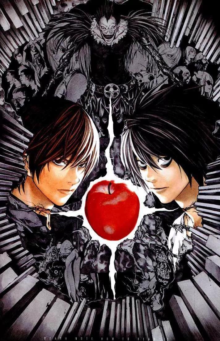 Death Note manga, chapter 110, page 54 of 57