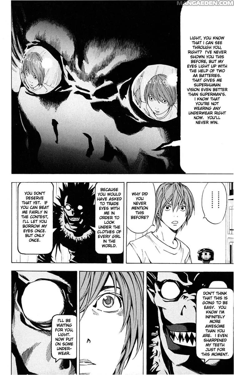 Death Note manga, chapter 111, page 3 of 7