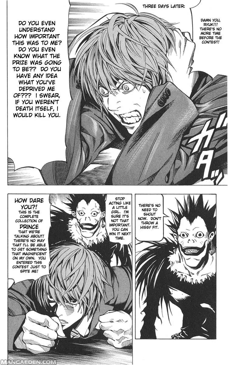 Death Note manga, chapter 111, page 4 of 7