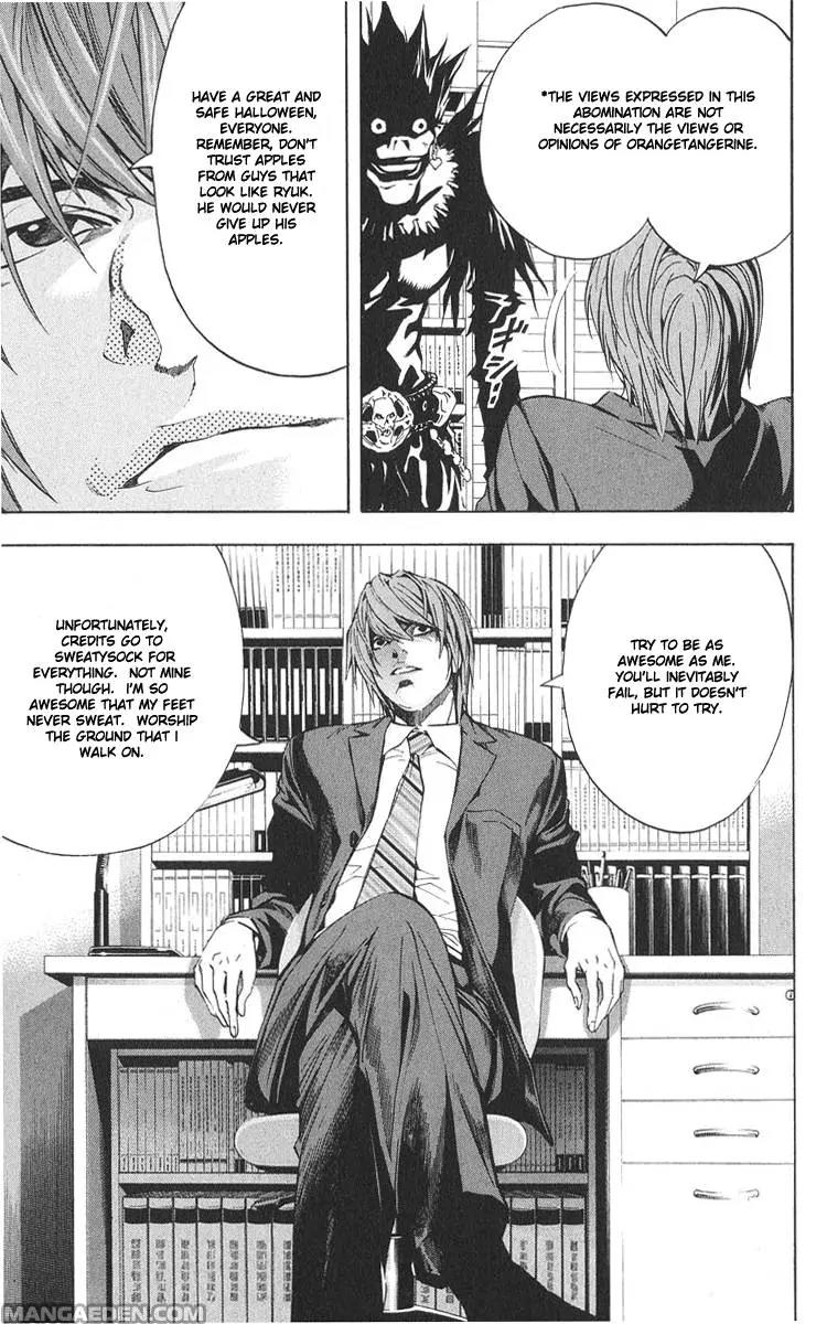 Death Note manga, chapter 111, page 7 of 7