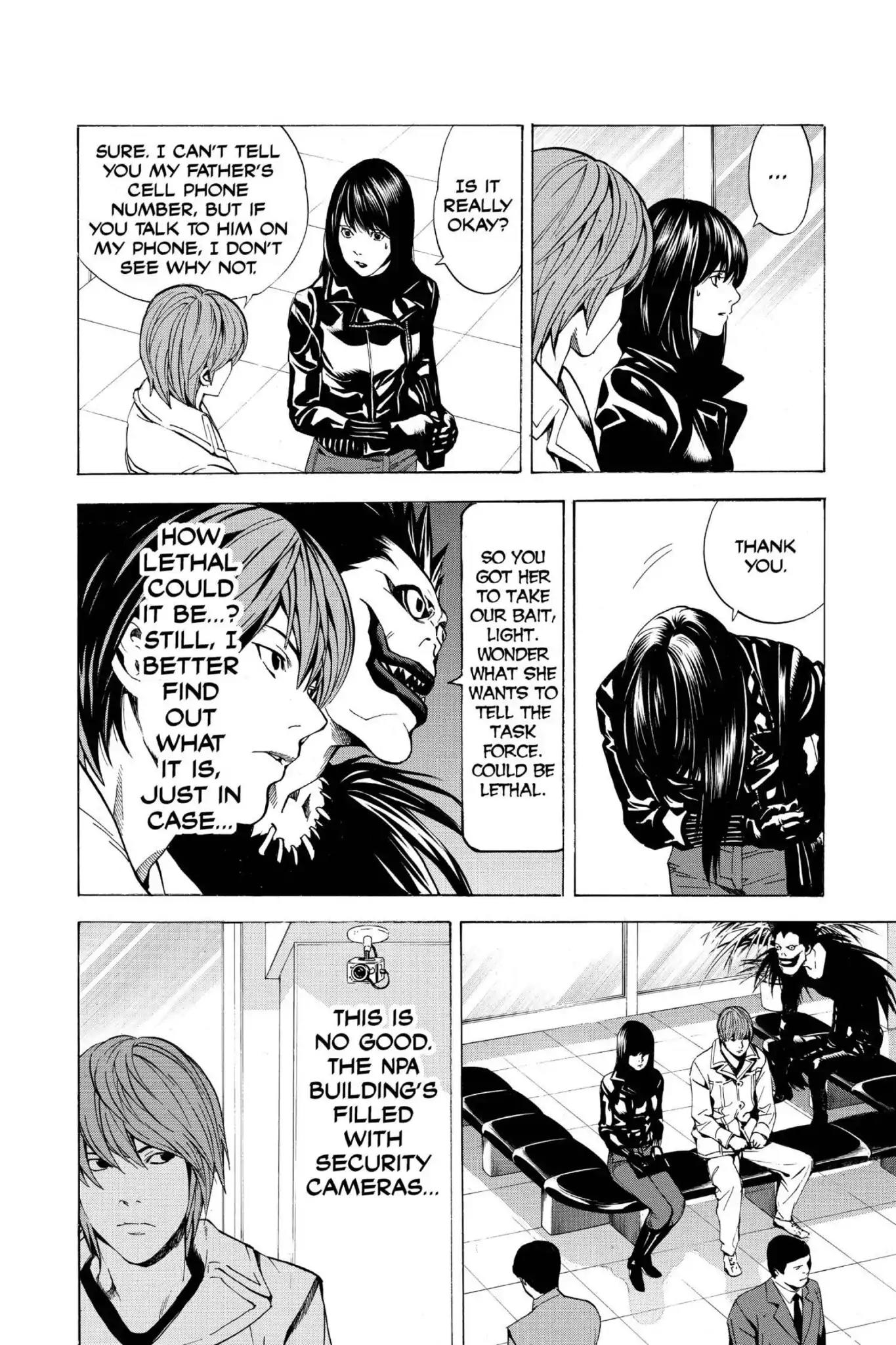 Death Note manga, chapter 12, page 10 of 22