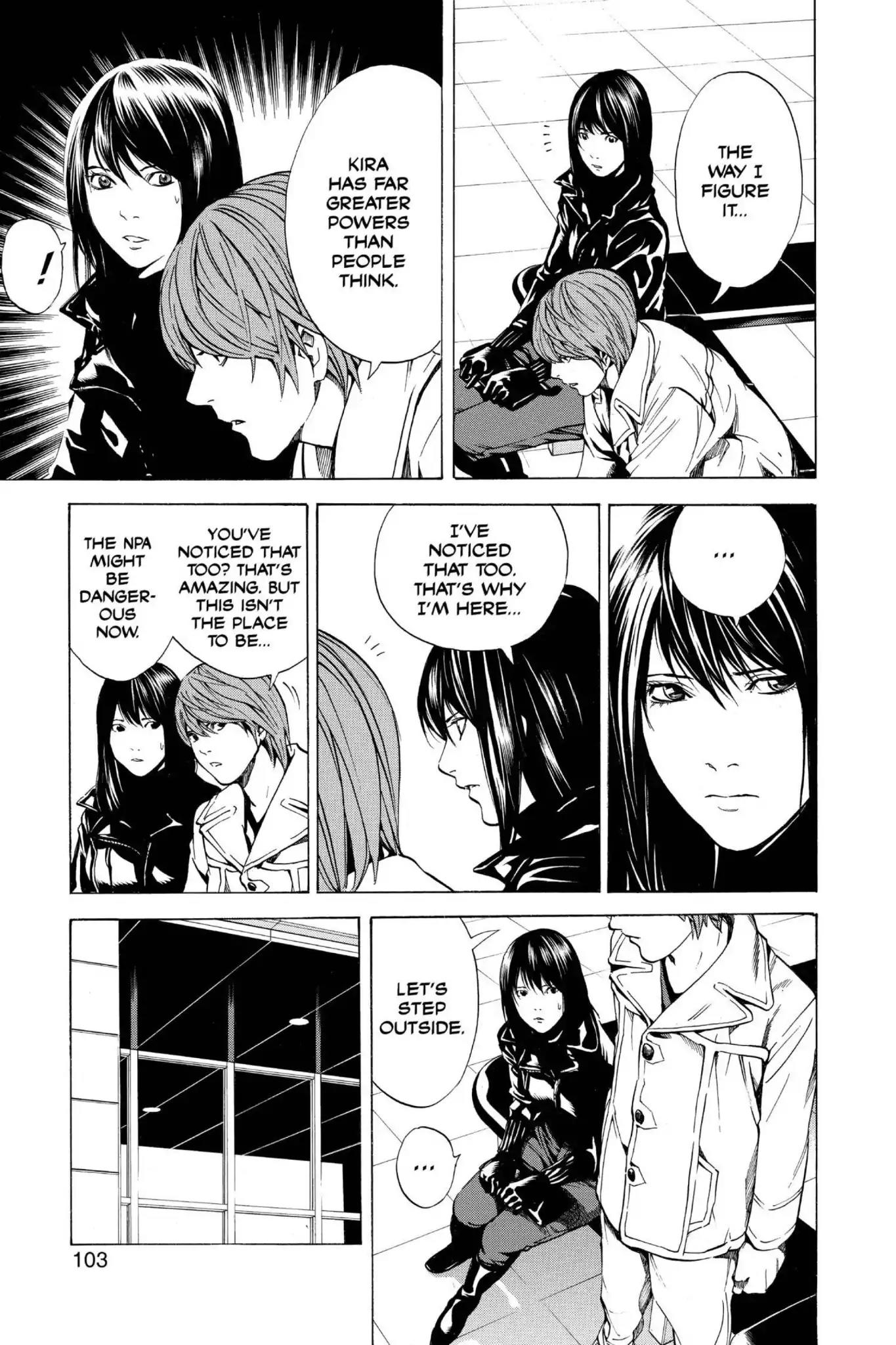 Death Note manga, chapter 12, page 11 of 22