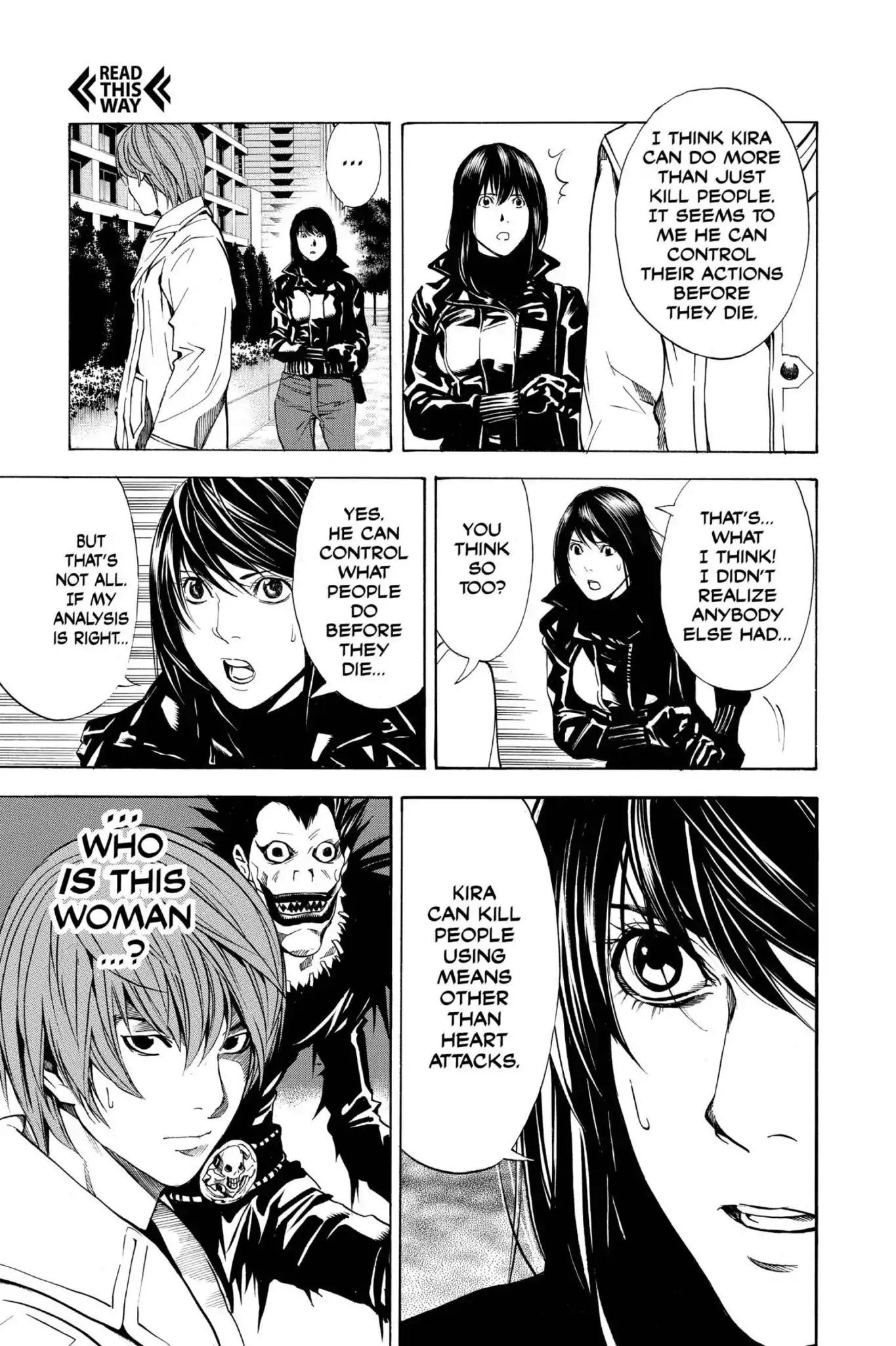 Death Note manga, chapter 12, page 13 of 22