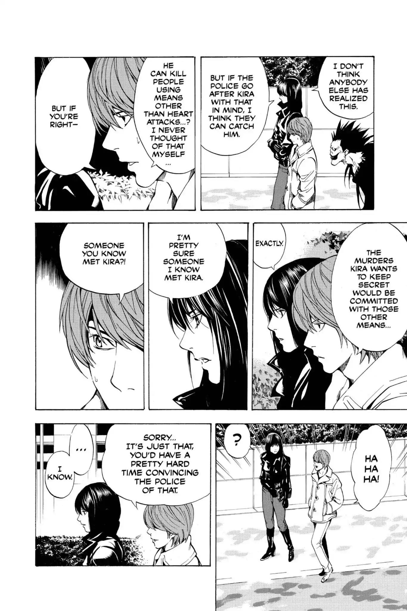 Death Note manga, chapter 12, page 14 of 22