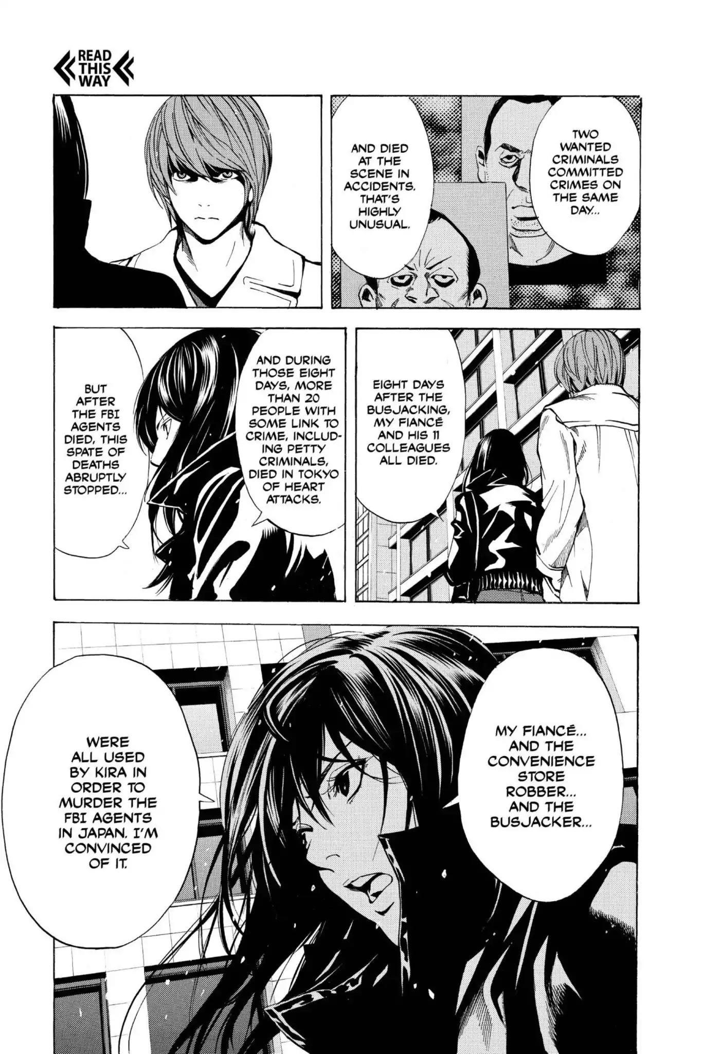 Death Note manga, chapter 12, page 17 of 22