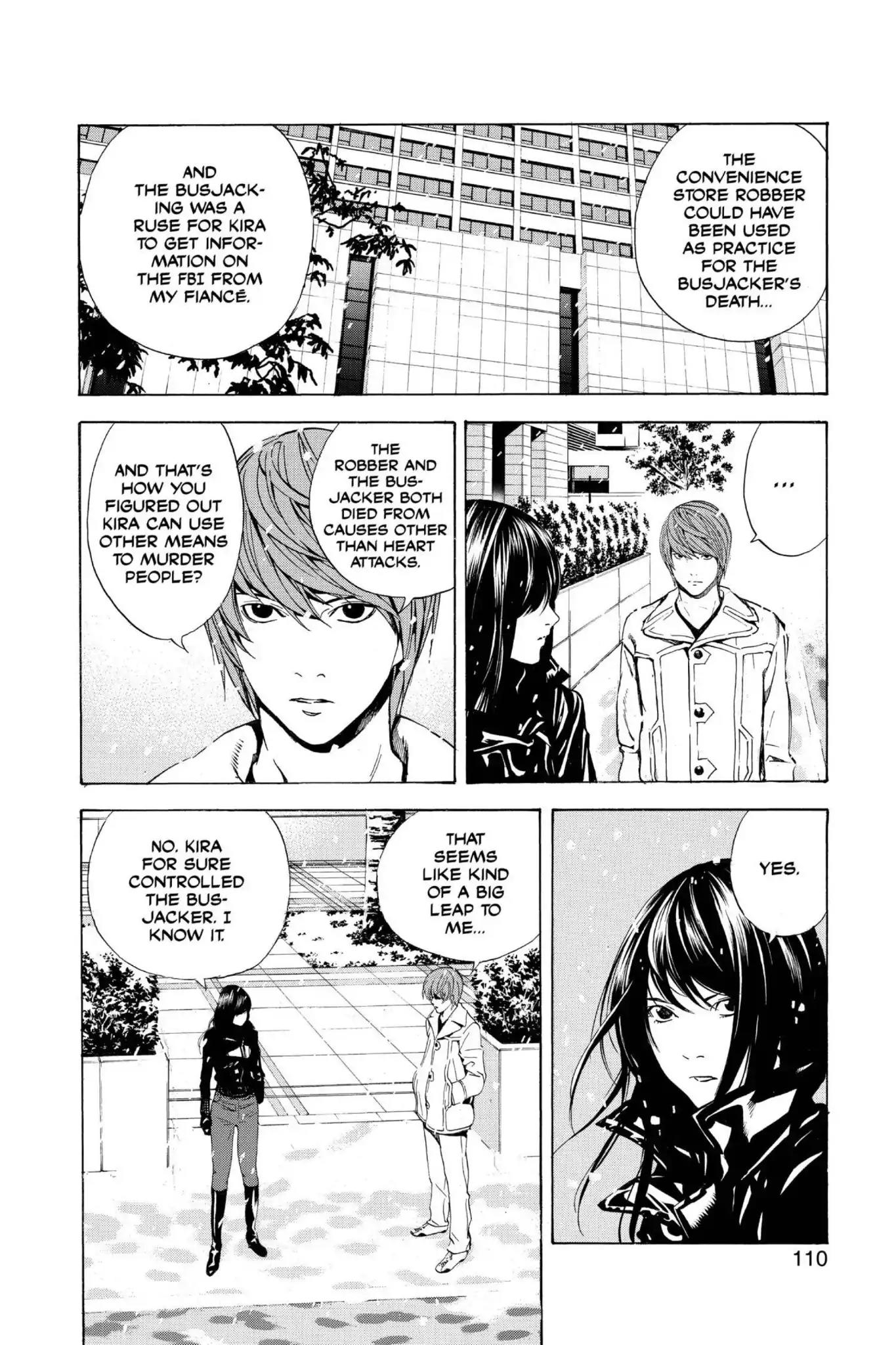 Death Note manga, chapter 12, page 18 of 22