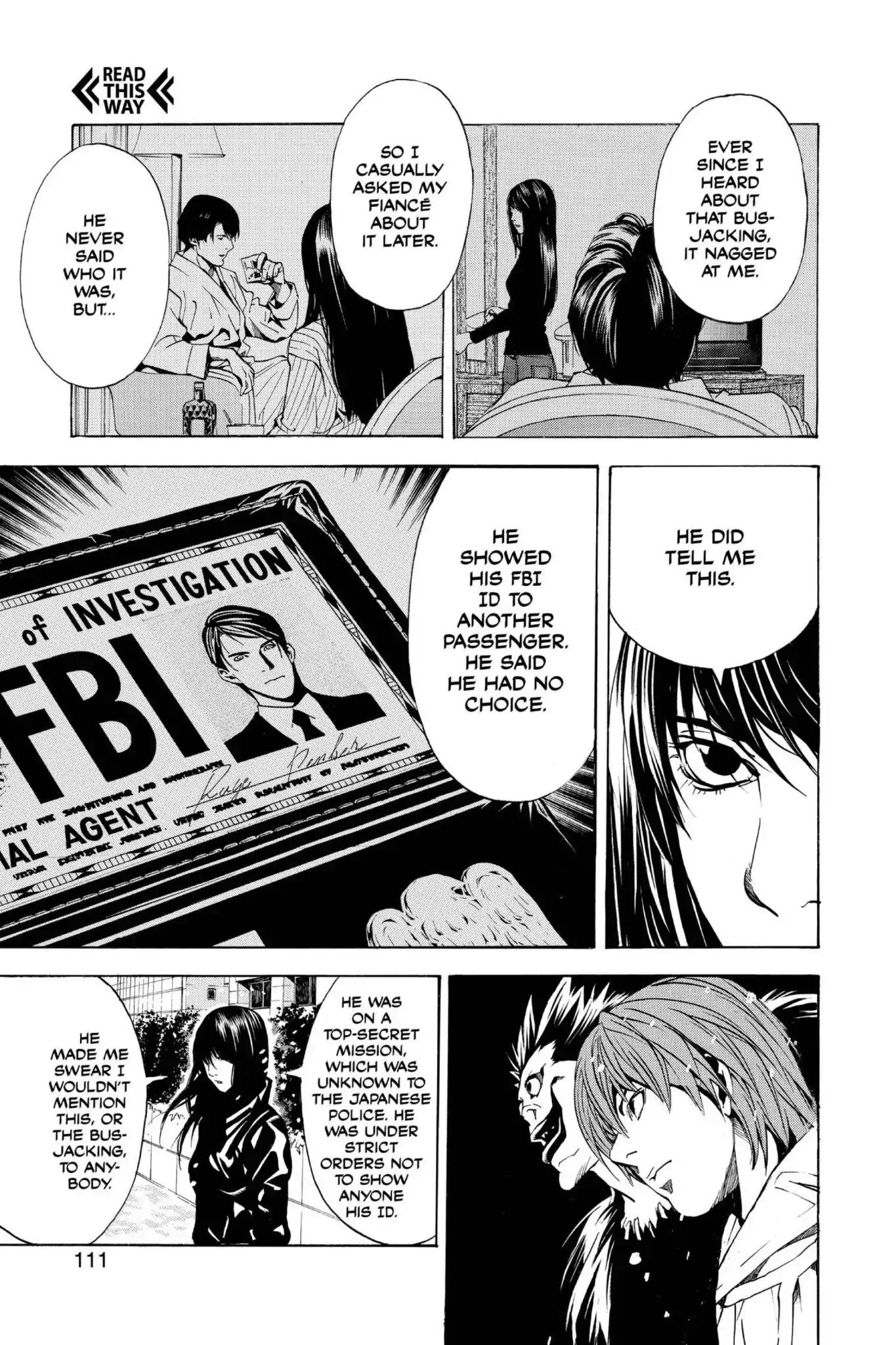 Death Note manga, chapter 12, page 19 of 22