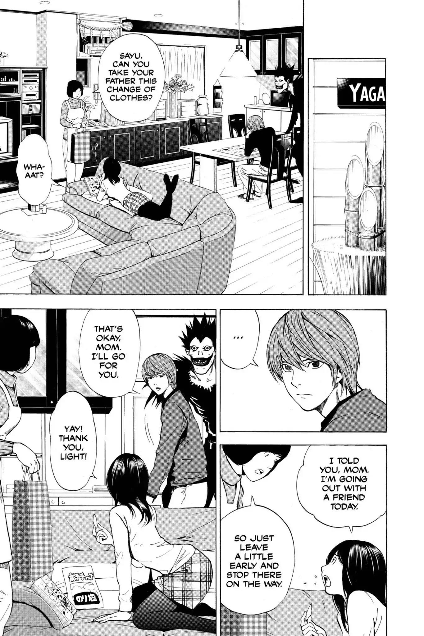 Death Note manga, chapter 12, page 3 of 22