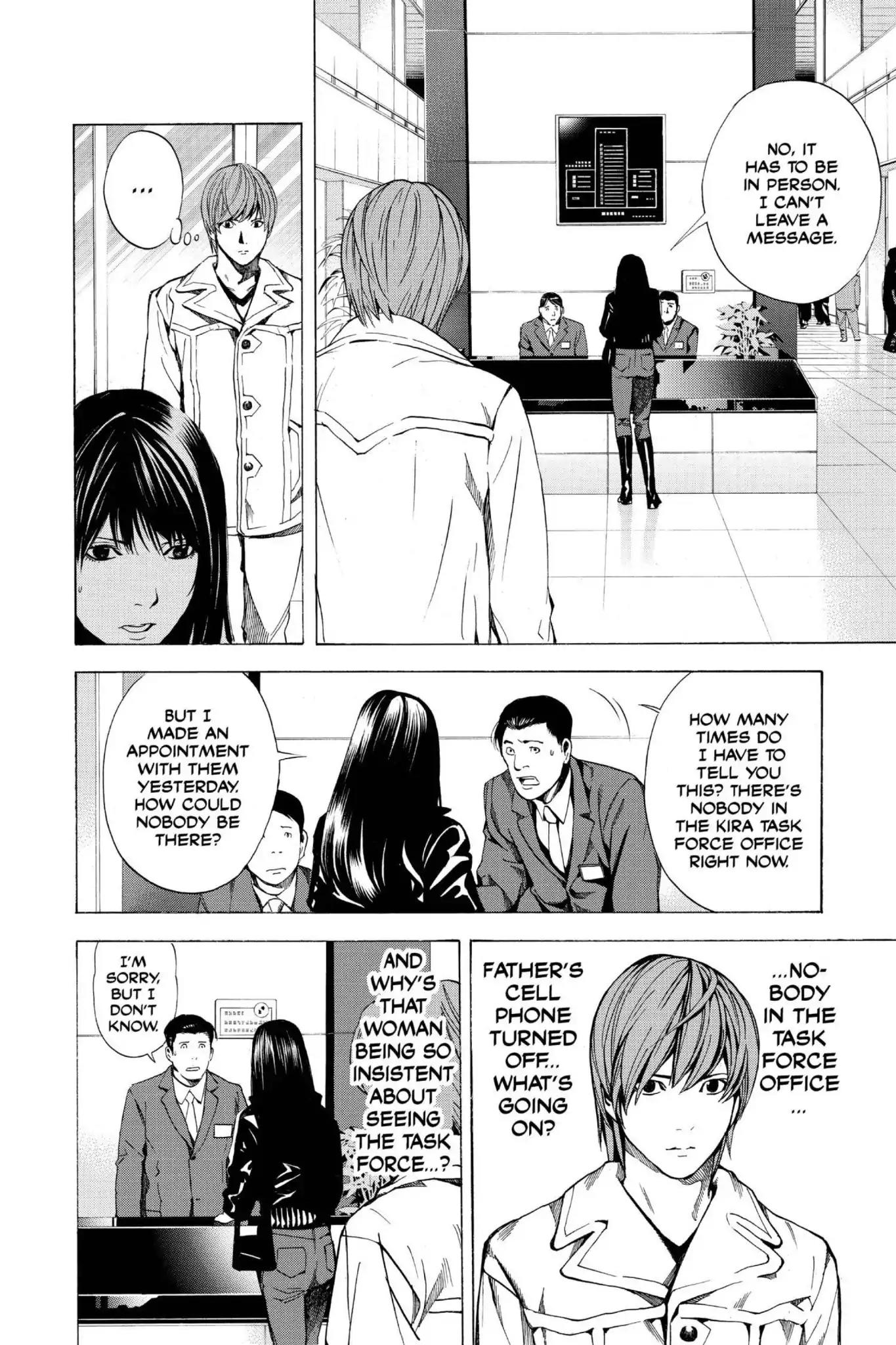 Death Note manga, chapter 12, page 6 of 22