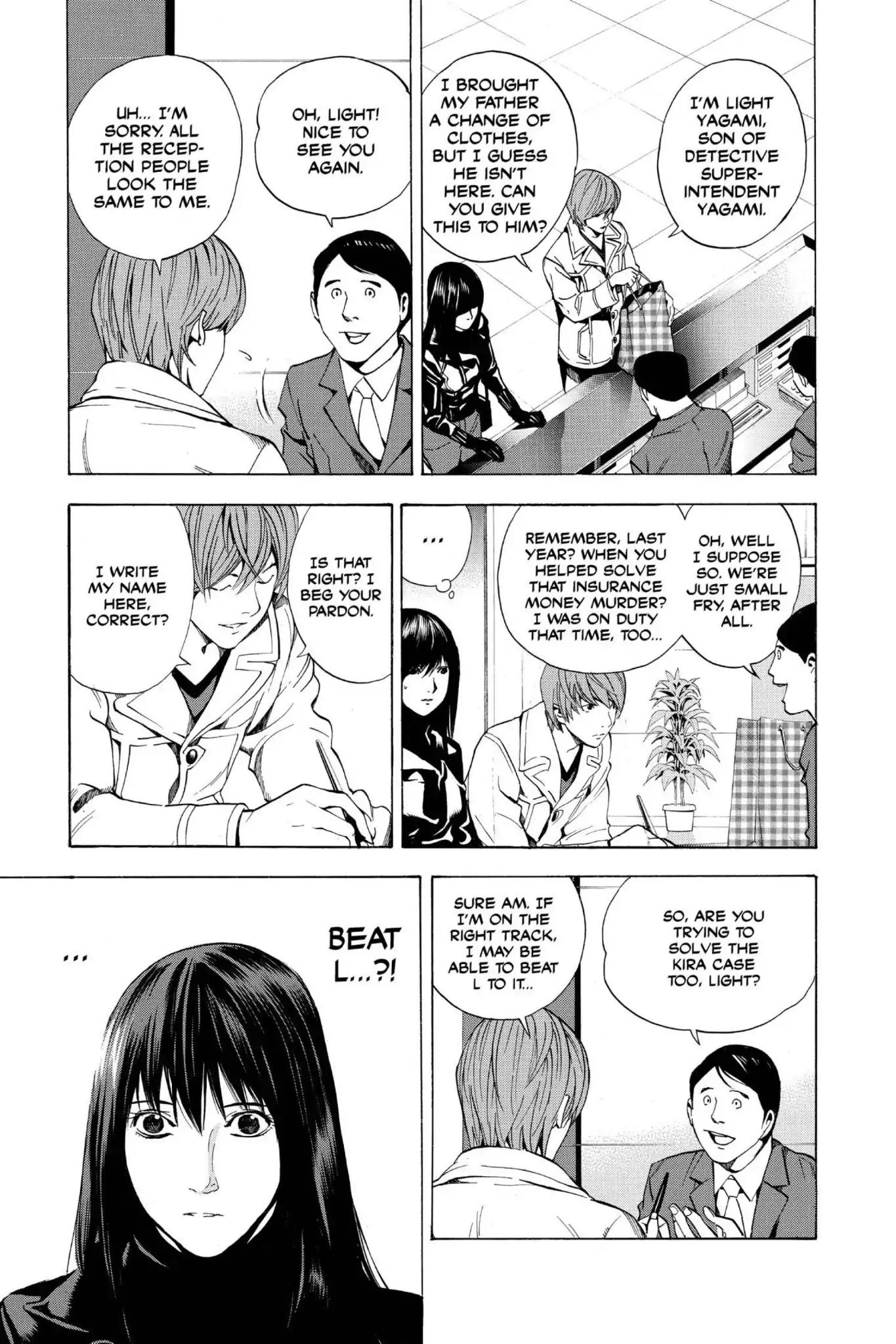 Death Note manga, chapter 12, page 7 of 22