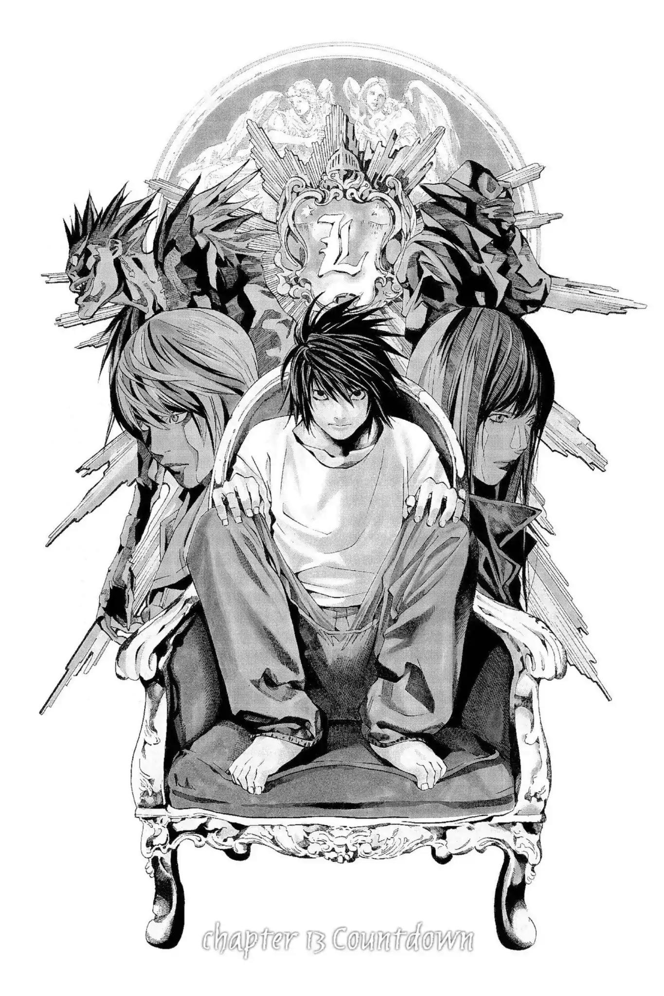 Death Note Chapter 13 page 1 - Chapter 13: Countdown