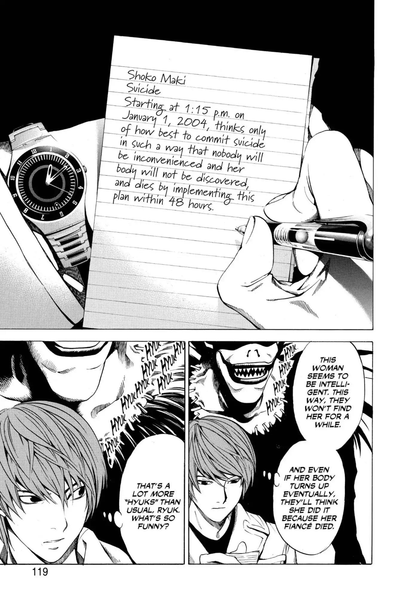 Death Note Chapter 13 page 5 - Chapter 13: Countdown