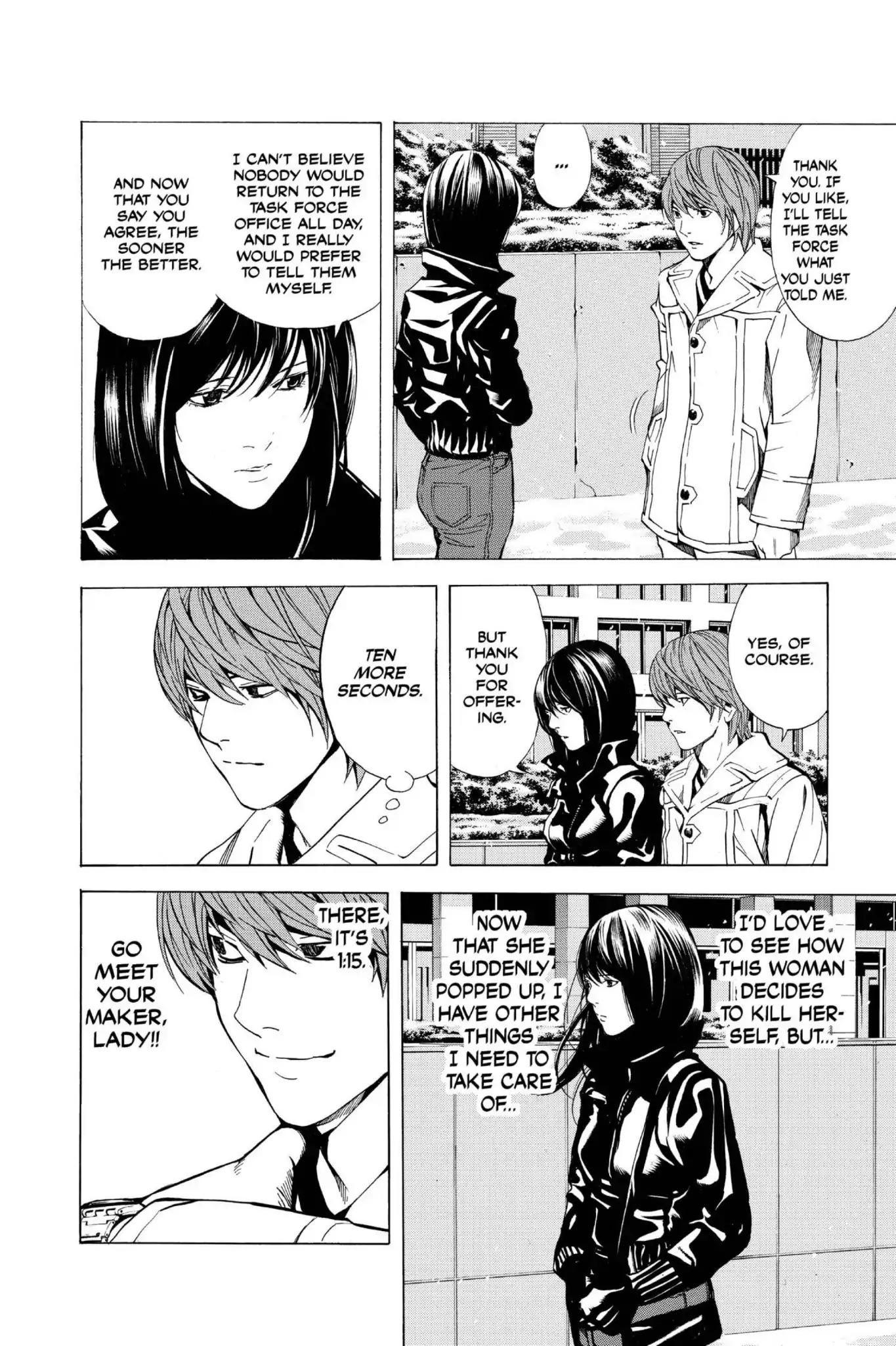 Death Note Chapter 13 page 6 - Chapter 13: Countdown