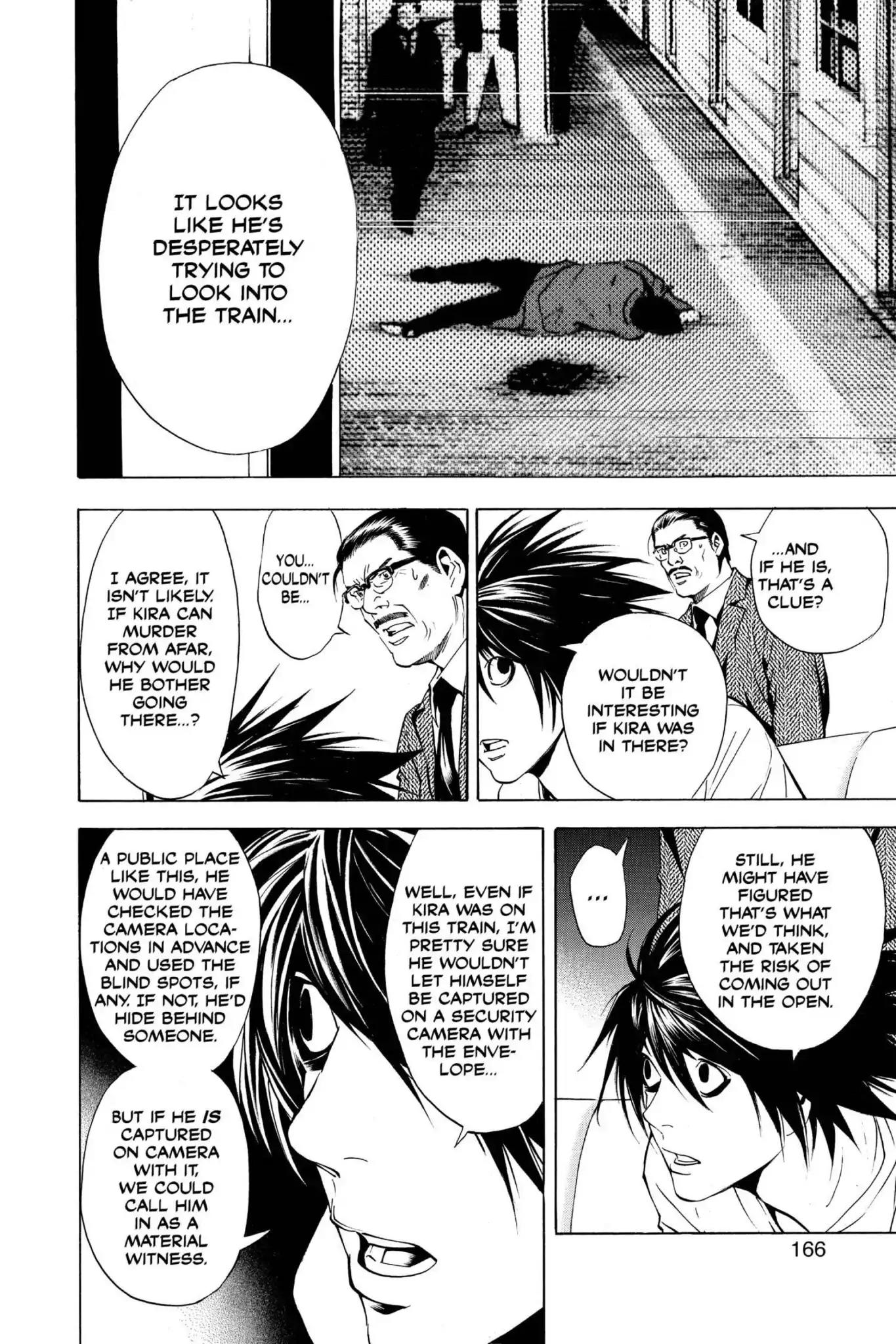 Death Note manga, chapter 15, page 10 of 22