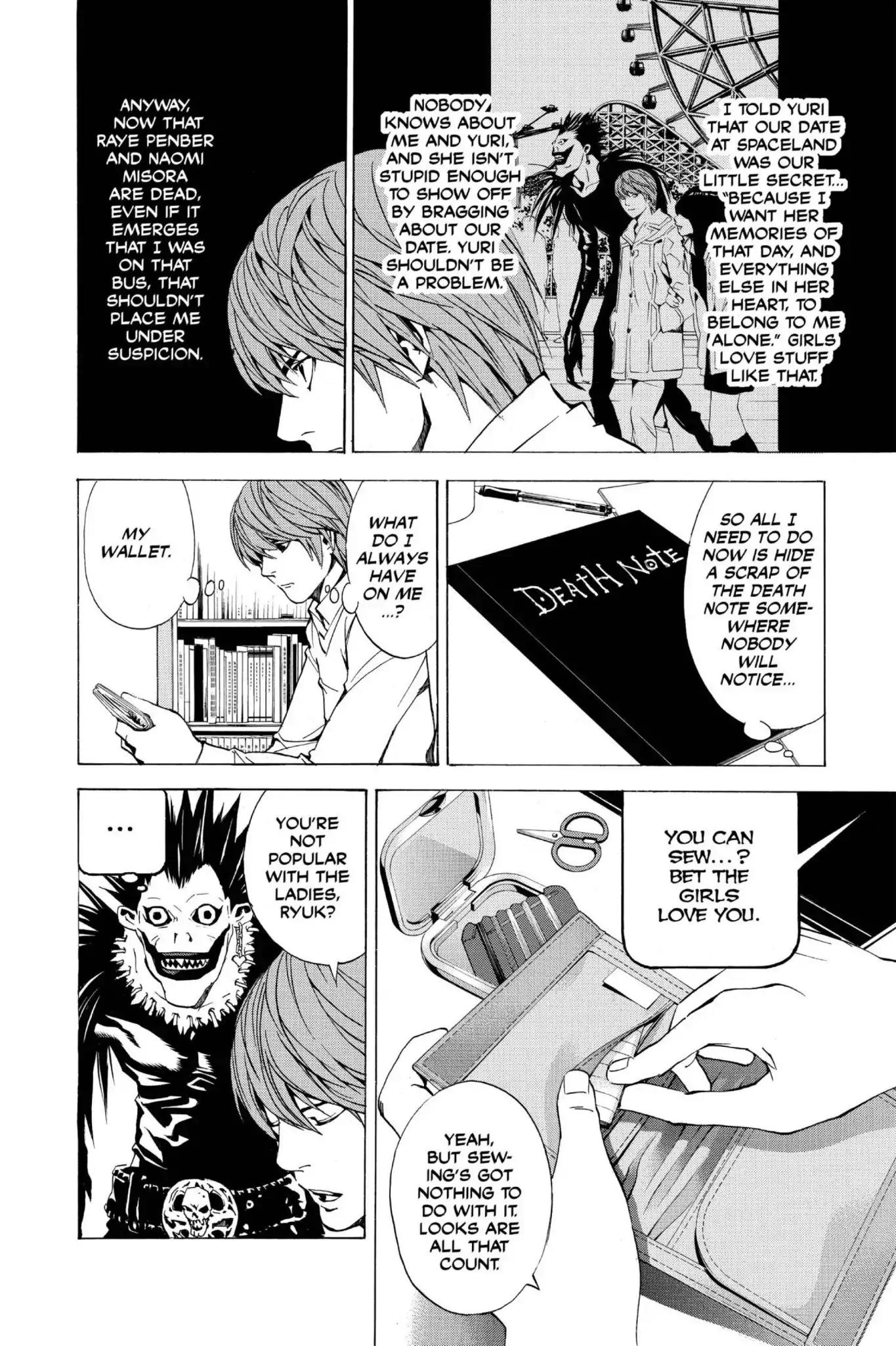 Death Note manga, chapter 15, page 14 of 22
