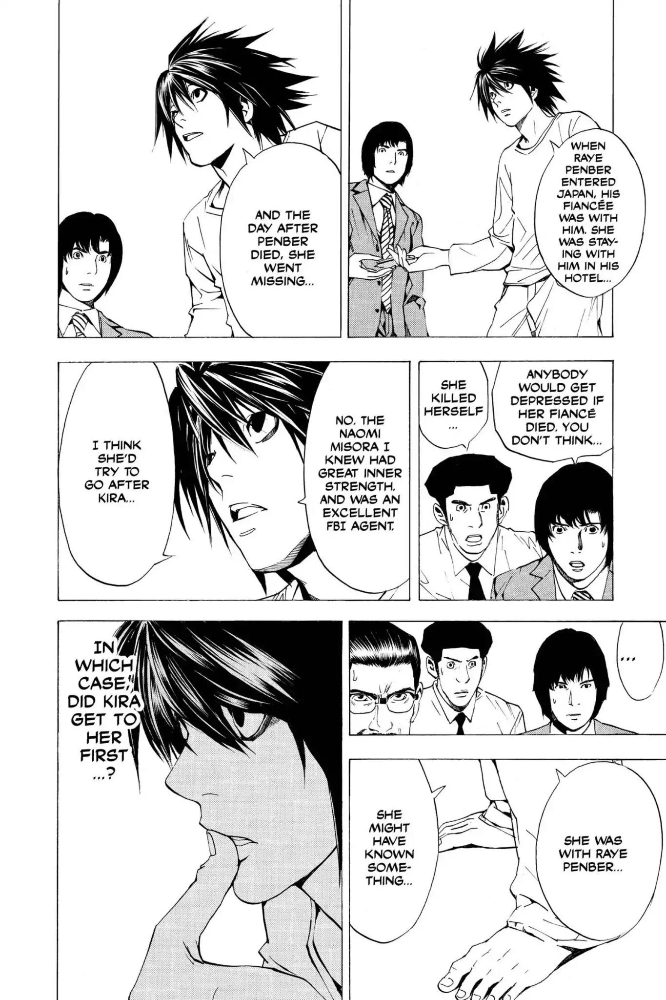 Death Note manga, chapter 15, page 18 of 22