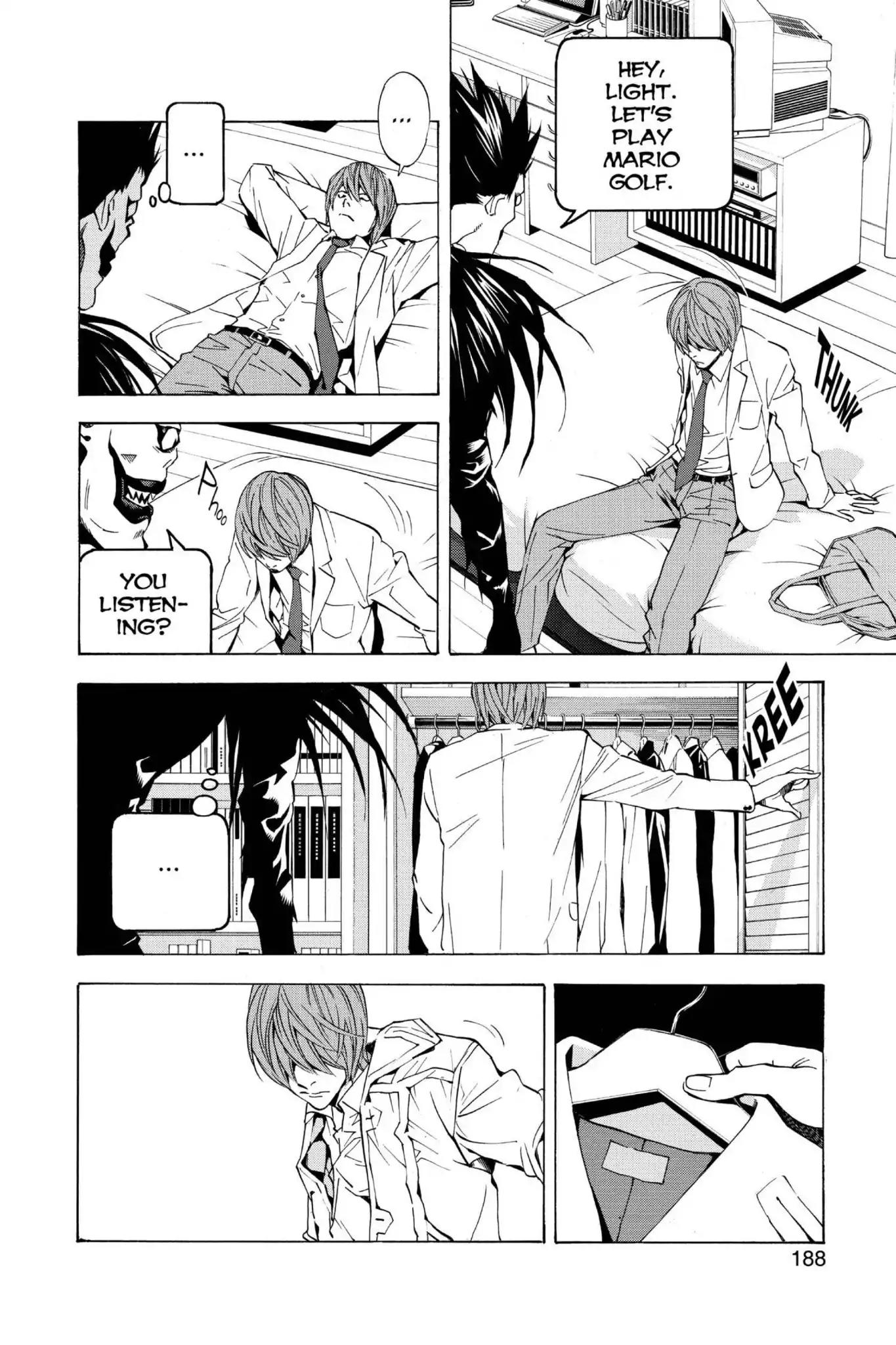 Death Note manga, chapter 16, page 10 of 20
