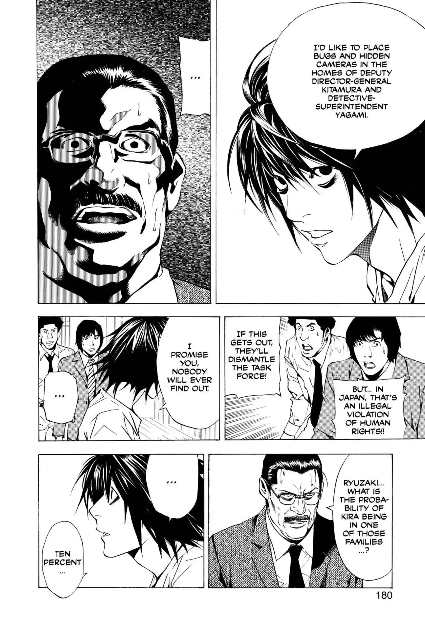 Death Note manga, chapter 16, page 2 of 20