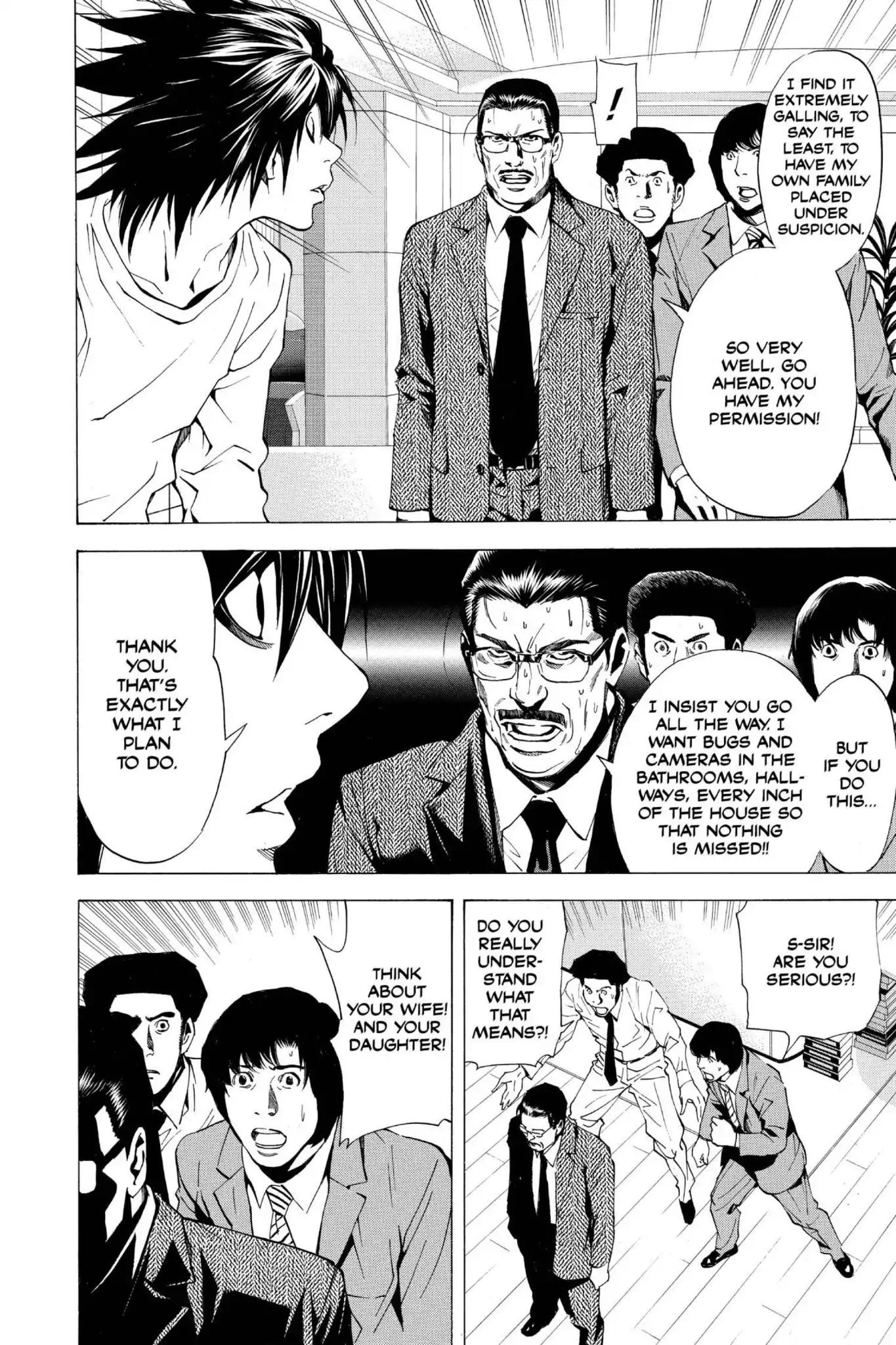 Death Note manga, chapter 16, page 4 of 20