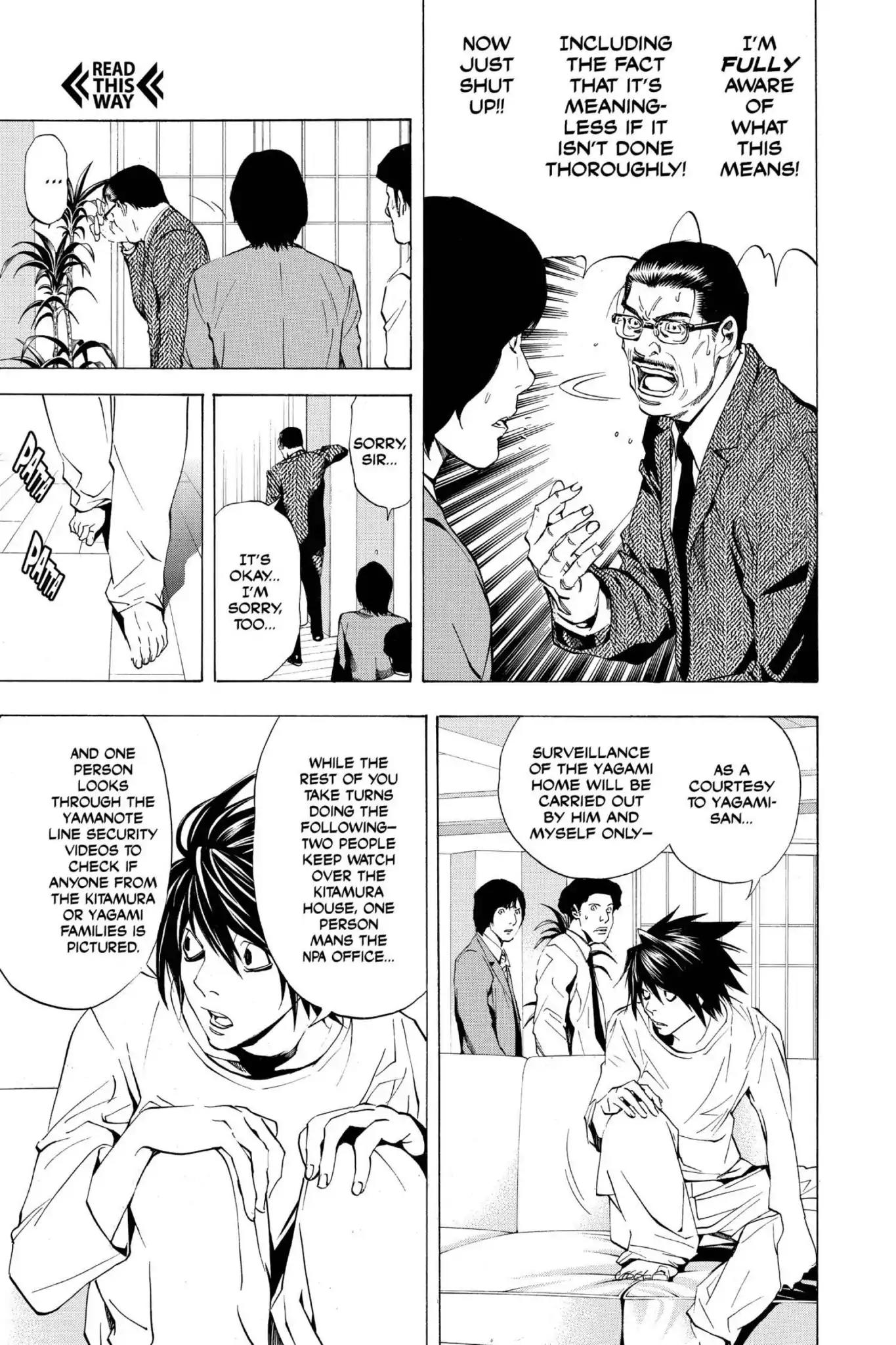 Death Note manga, chapter 16, page 5 of 20