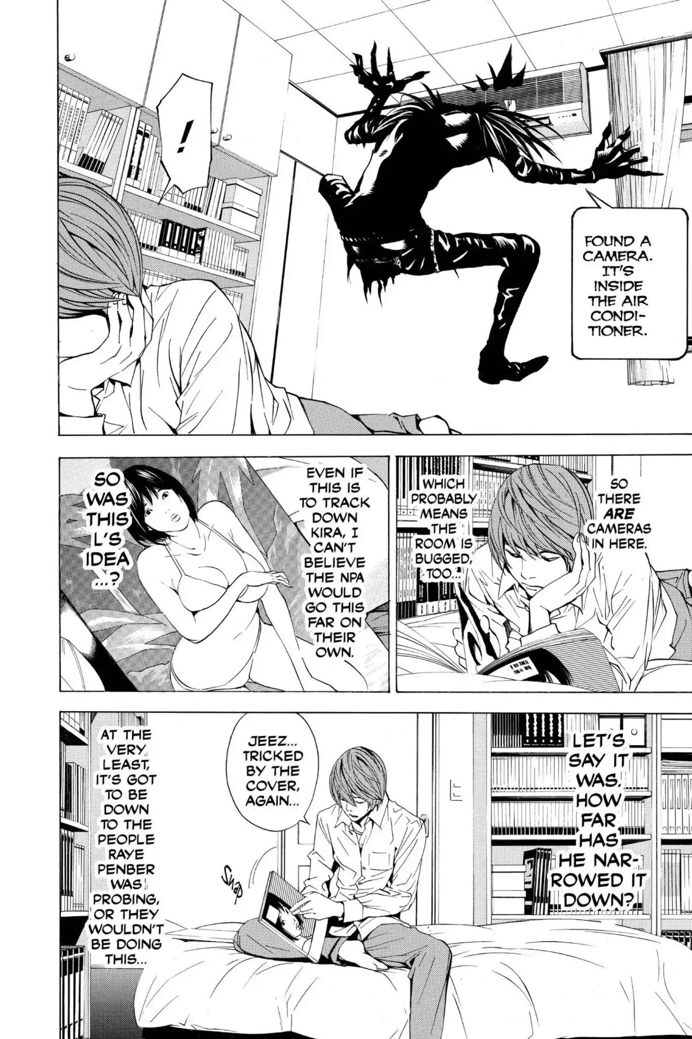 Death Note manga, chapter 17, page 11 of 27