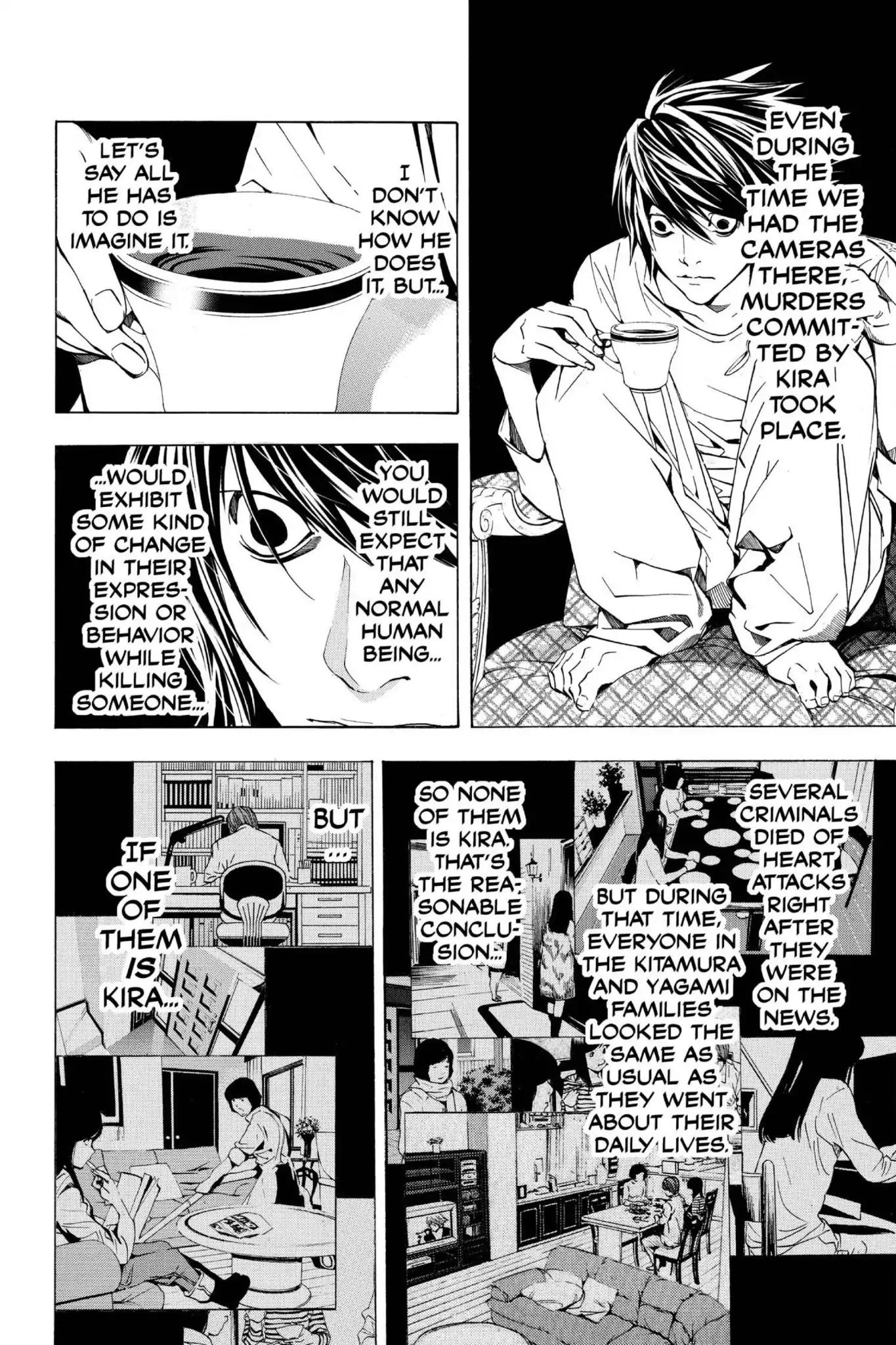 Death Note manga, chapter 18, page 10 of 20