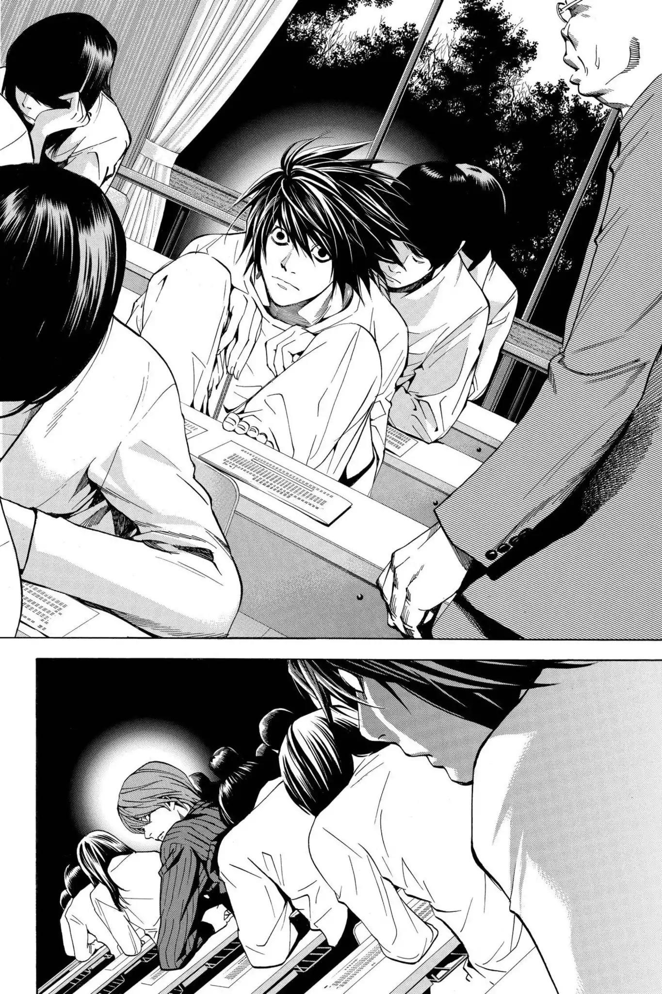 Death Note manga, chapter 18, page 18 of 20