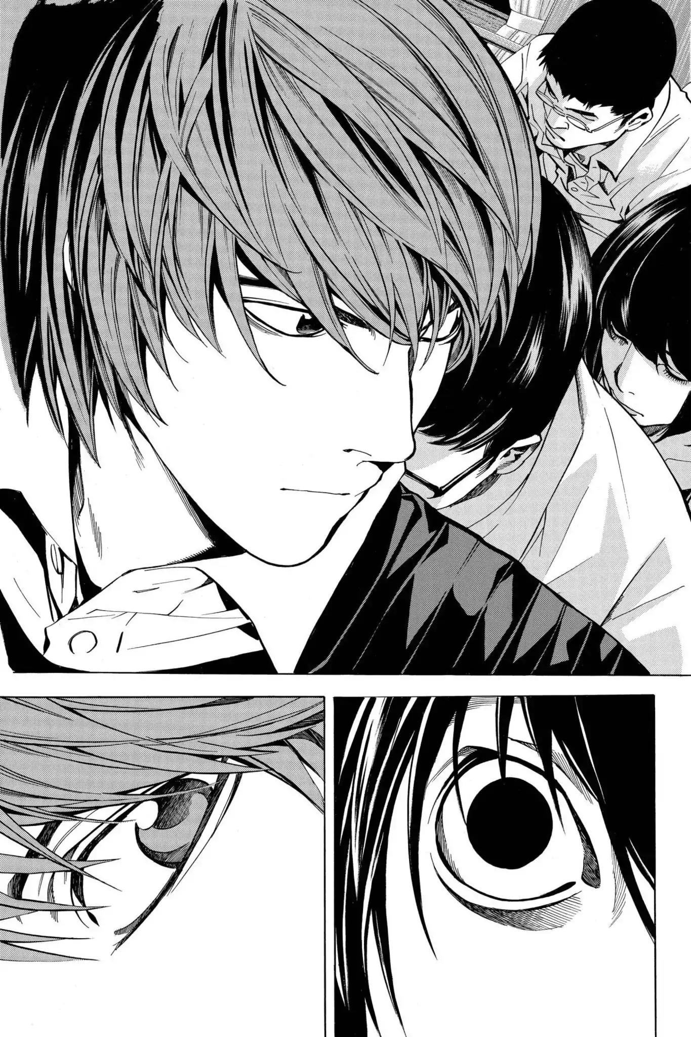 Death Note manga, chapter 18, page 19 of 20