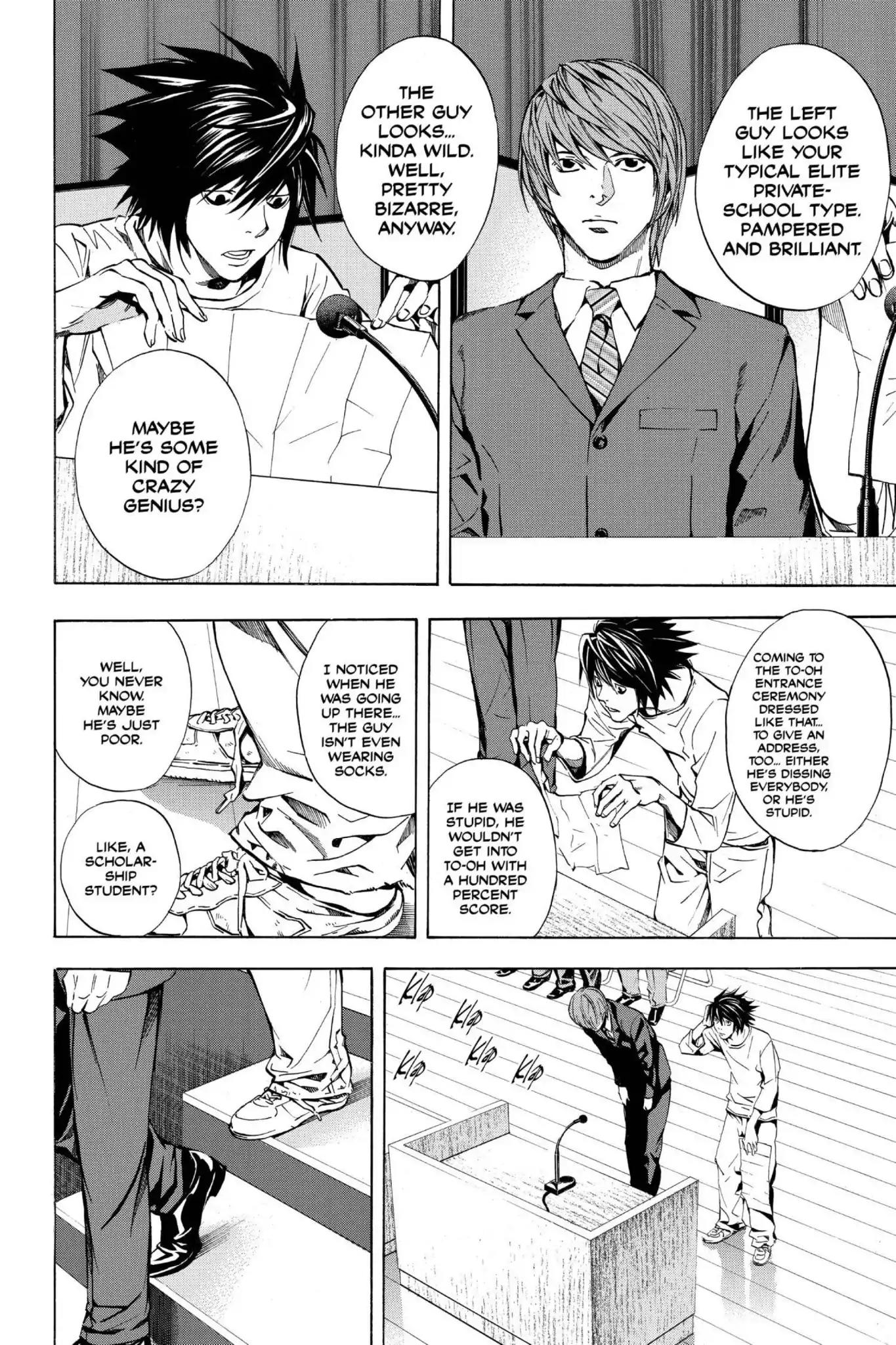 Death Note Chapter 19 page 6 - Chapter 19: Humiliation