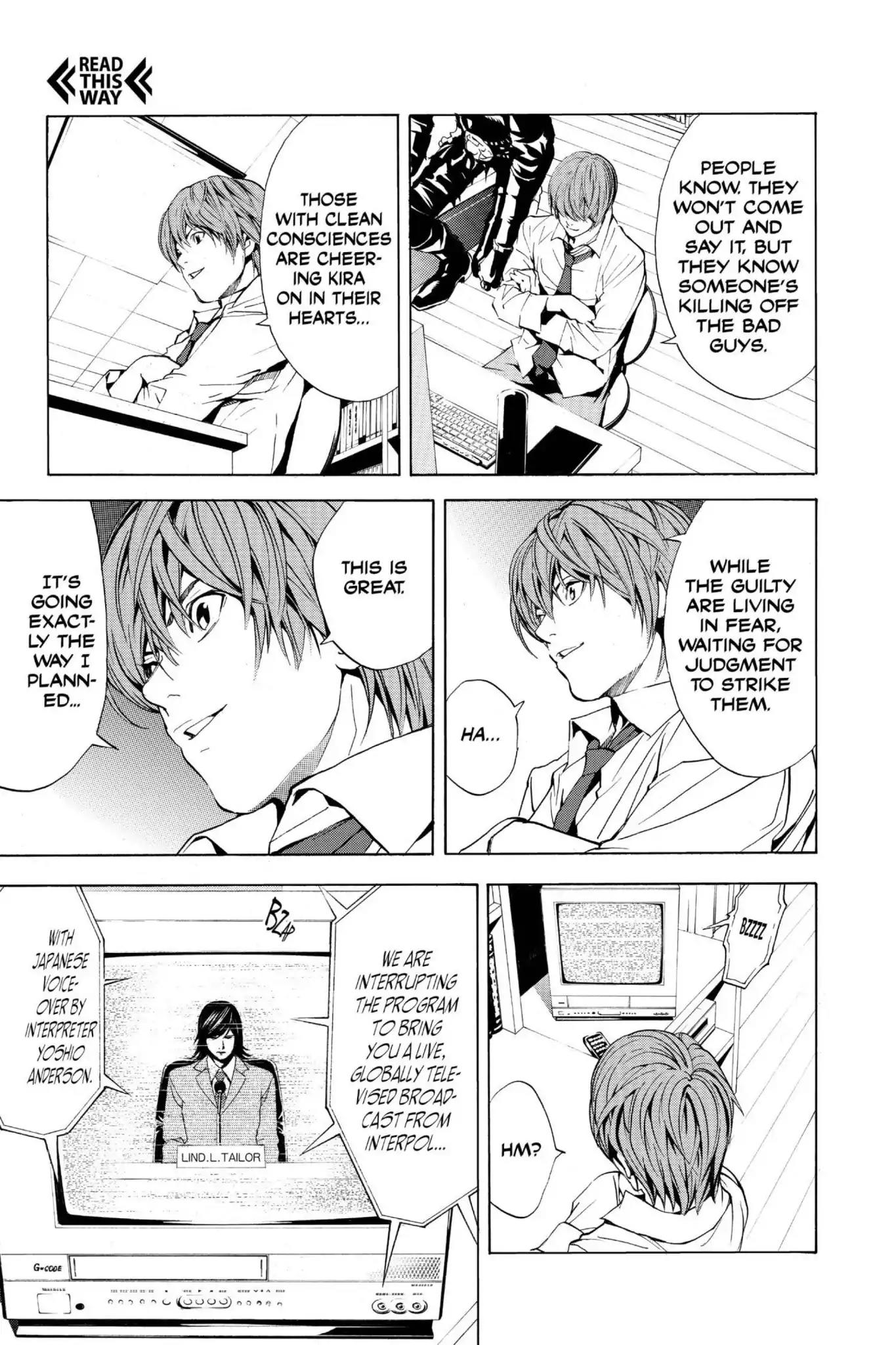 Death Note manga, chapter 2, page 15 of 30
