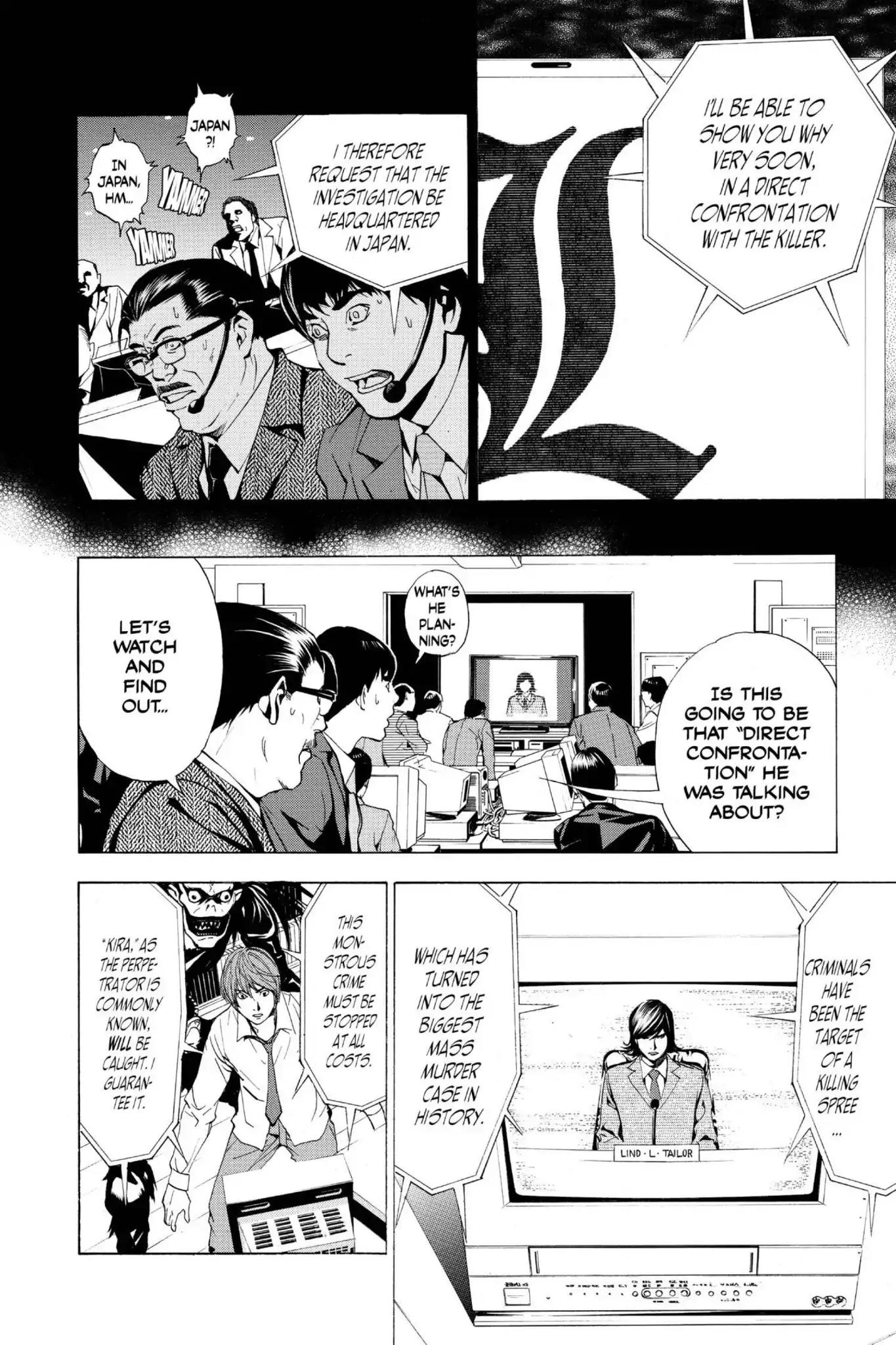 Death Note manga, chapter 2, page 18 of 30