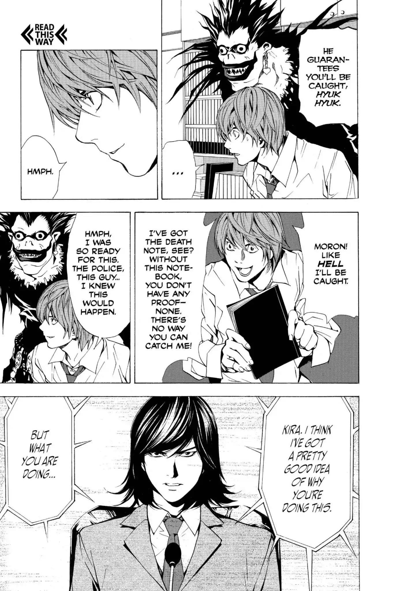 Death Note manga, chapter 2, page 19 of 30