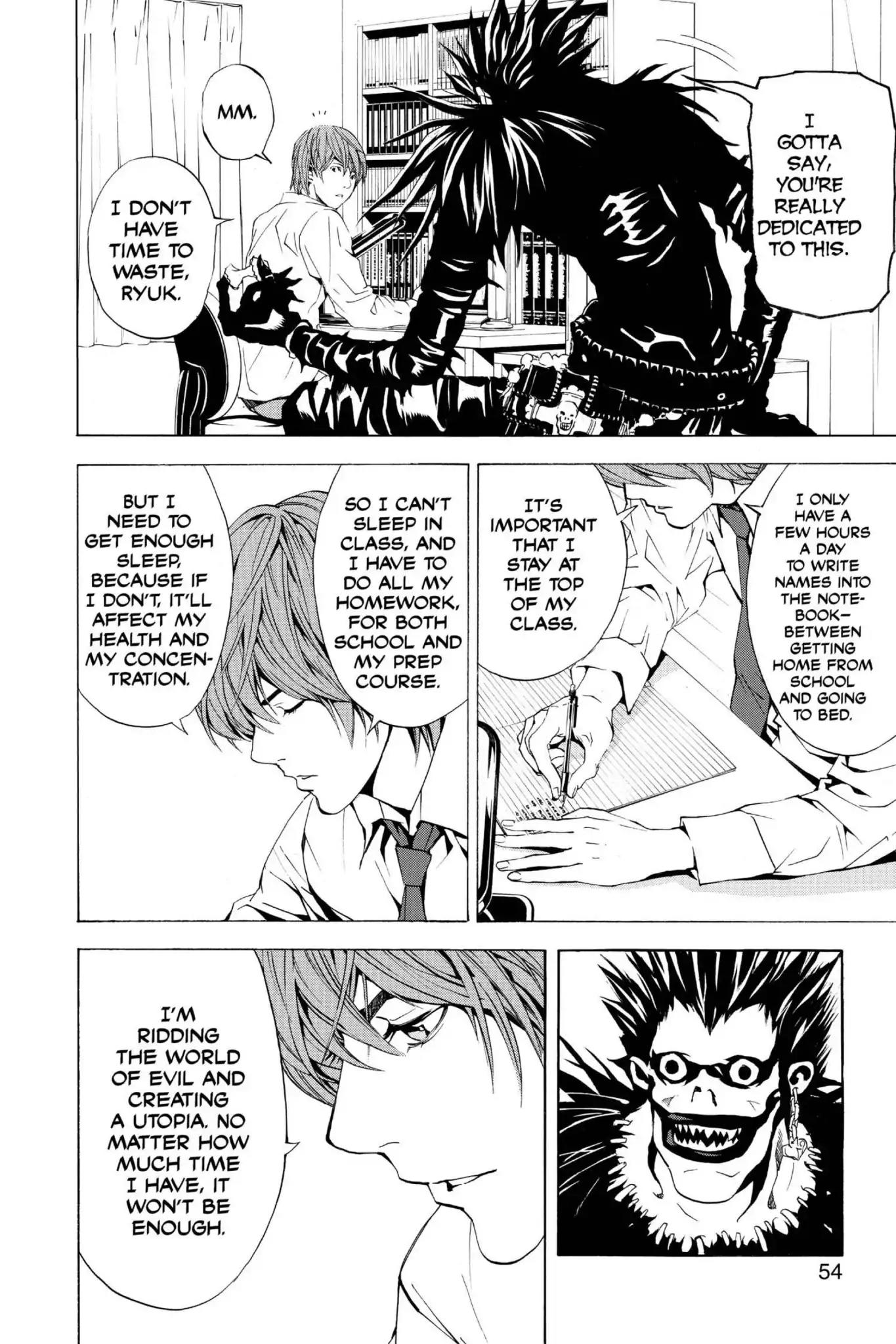 Death Note manga, chapter 2, page 2 of 30
