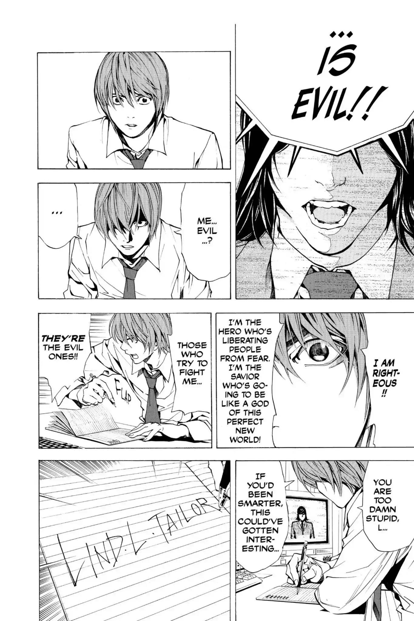 Death Note manga, chapter 2, page 20 of 30