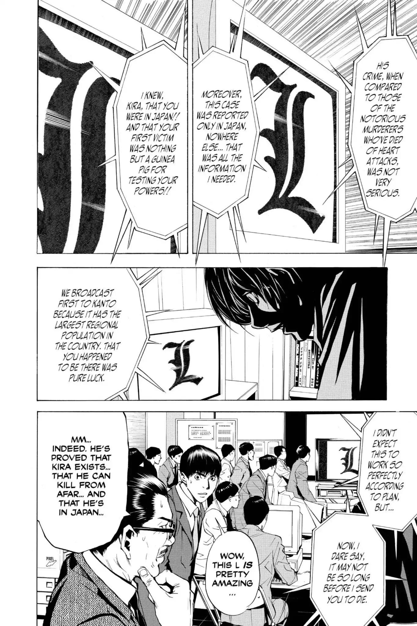 Death Note manga, chapter 2, page 26 of 30