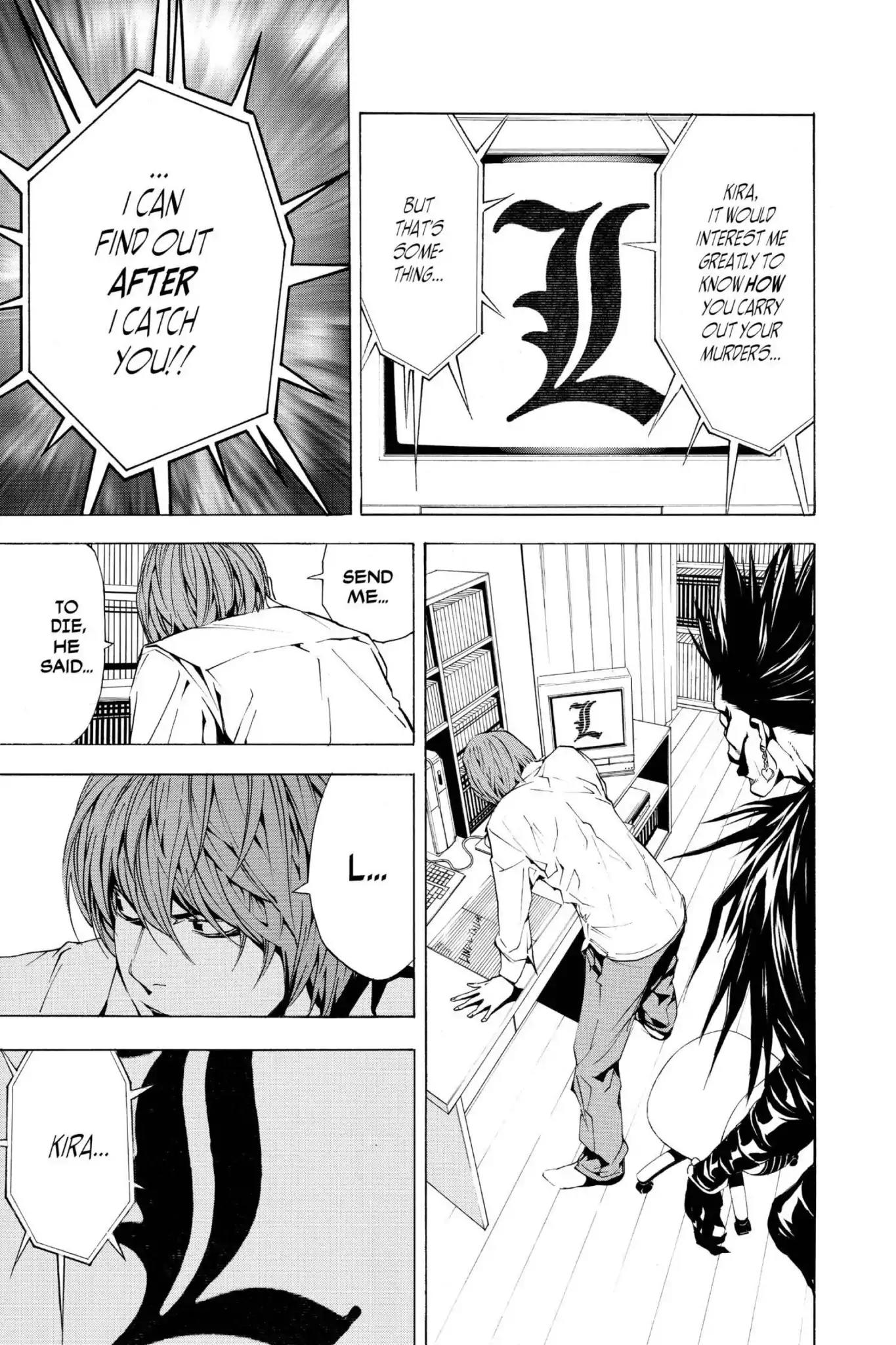Death Note manga, chapter 2, page 27 of 30