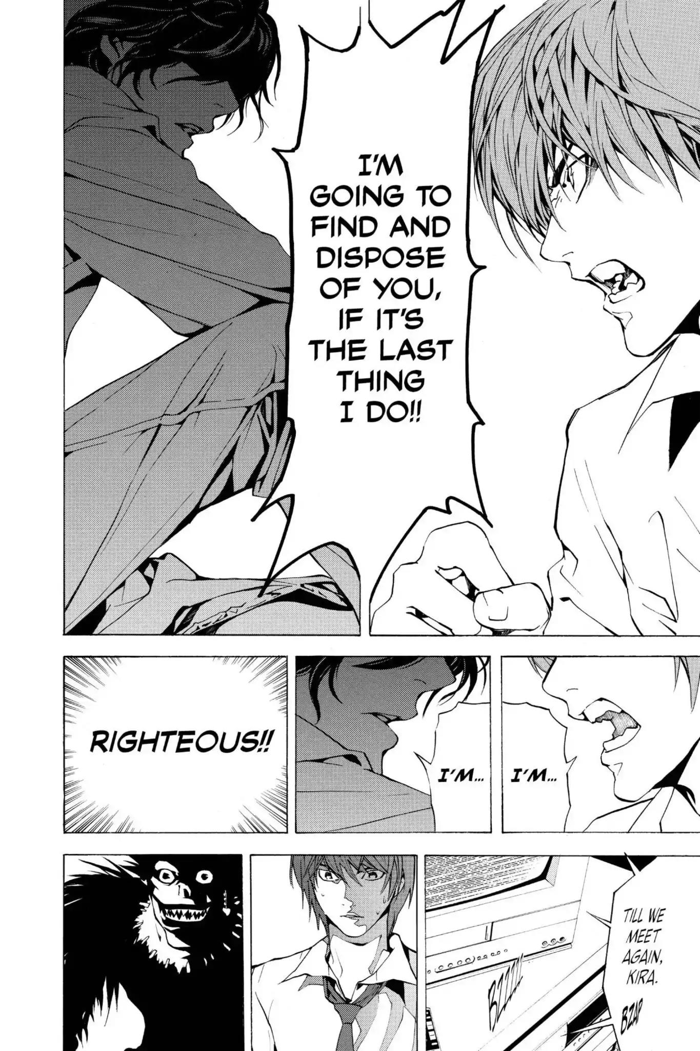 Death Note manga, chapter 2, page 28 of 30