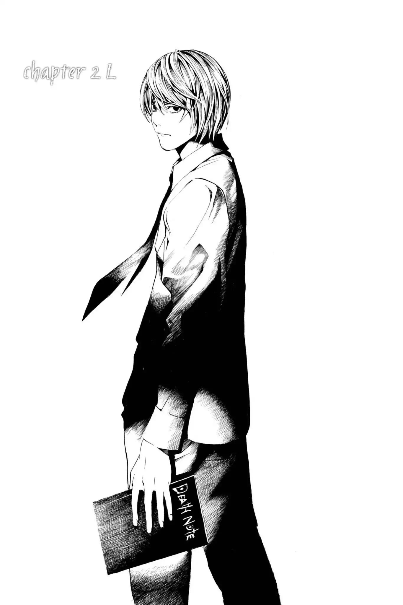Death Note manga, chapter 2, page 3 of 30