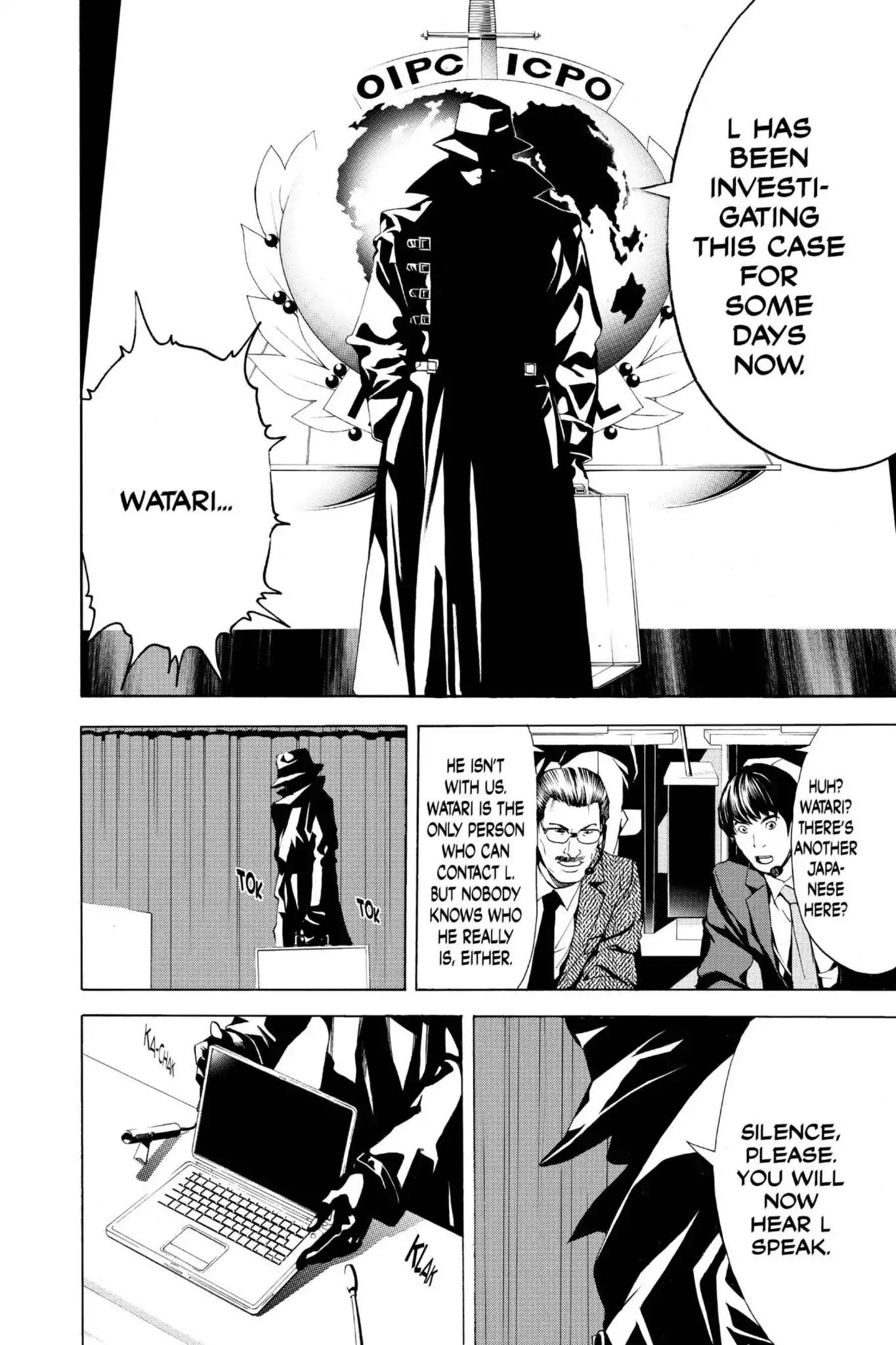 Death Note manga, chapter 2, page 8 of 30