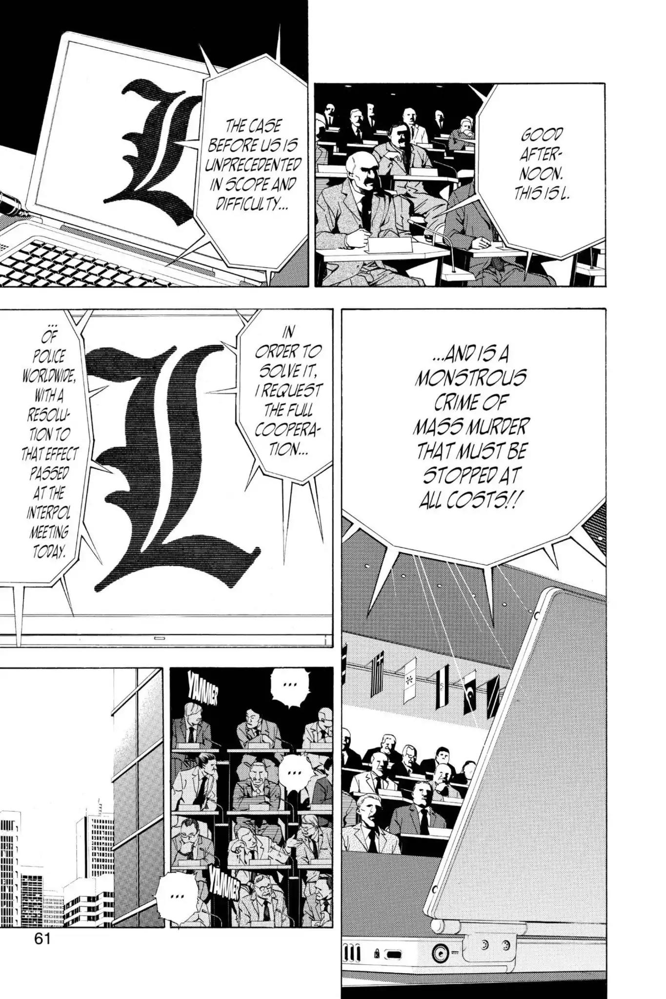 Death Note manga, chapter 2, page 9 of 30