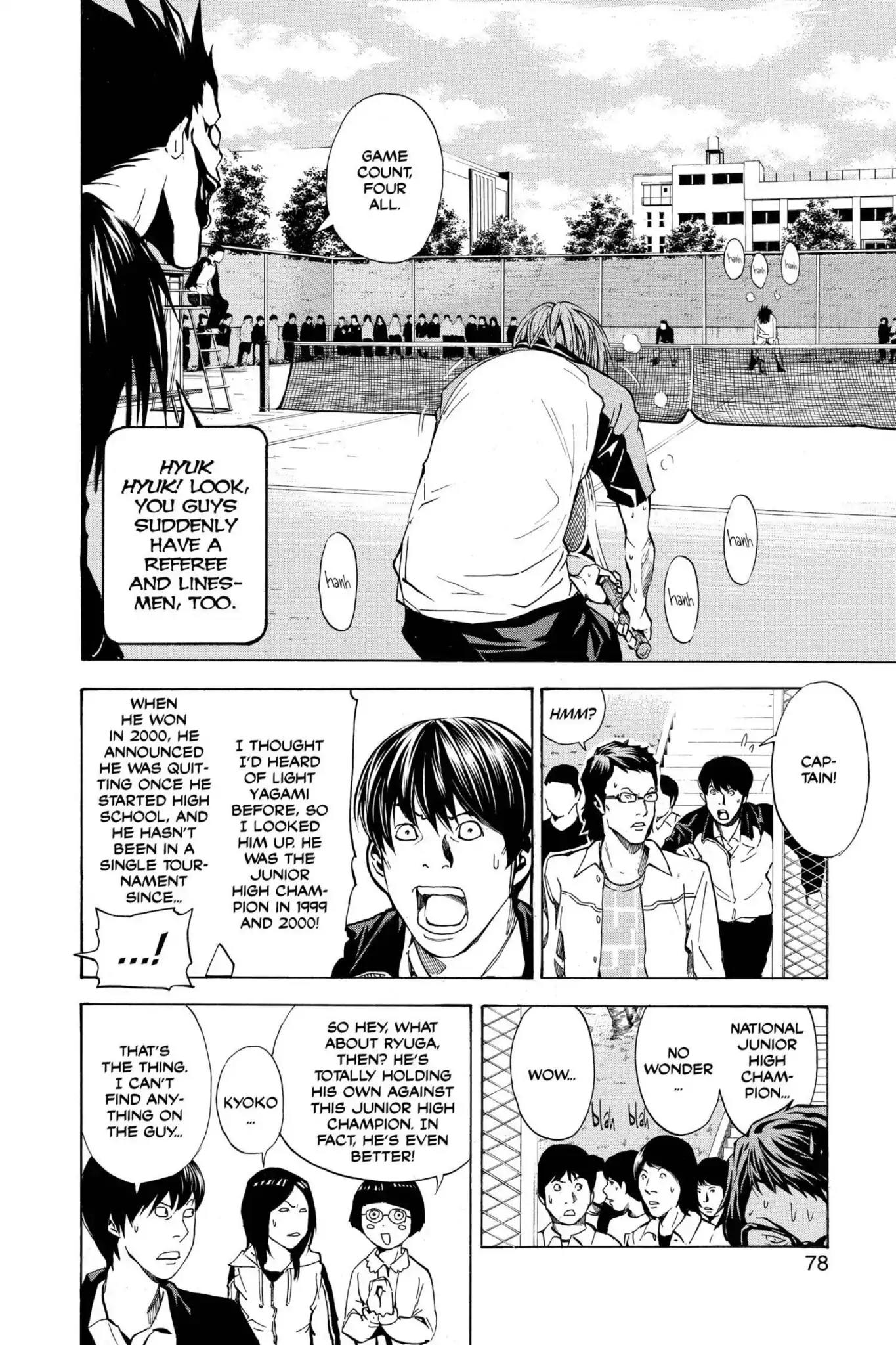 Death Note manga, chapter 20, page 12 of 20