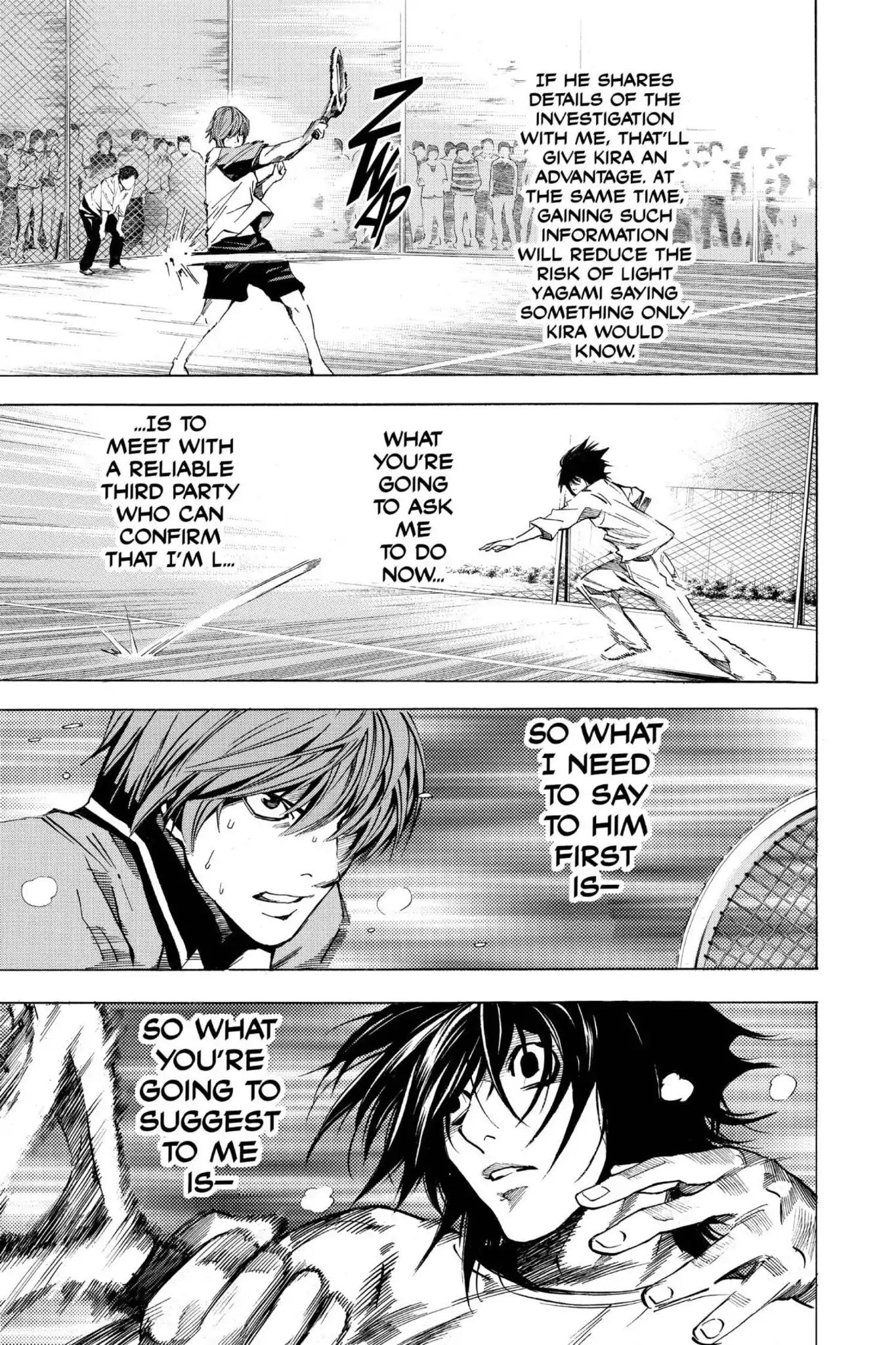 Death Note manga, chapter 20, page 15 of 20