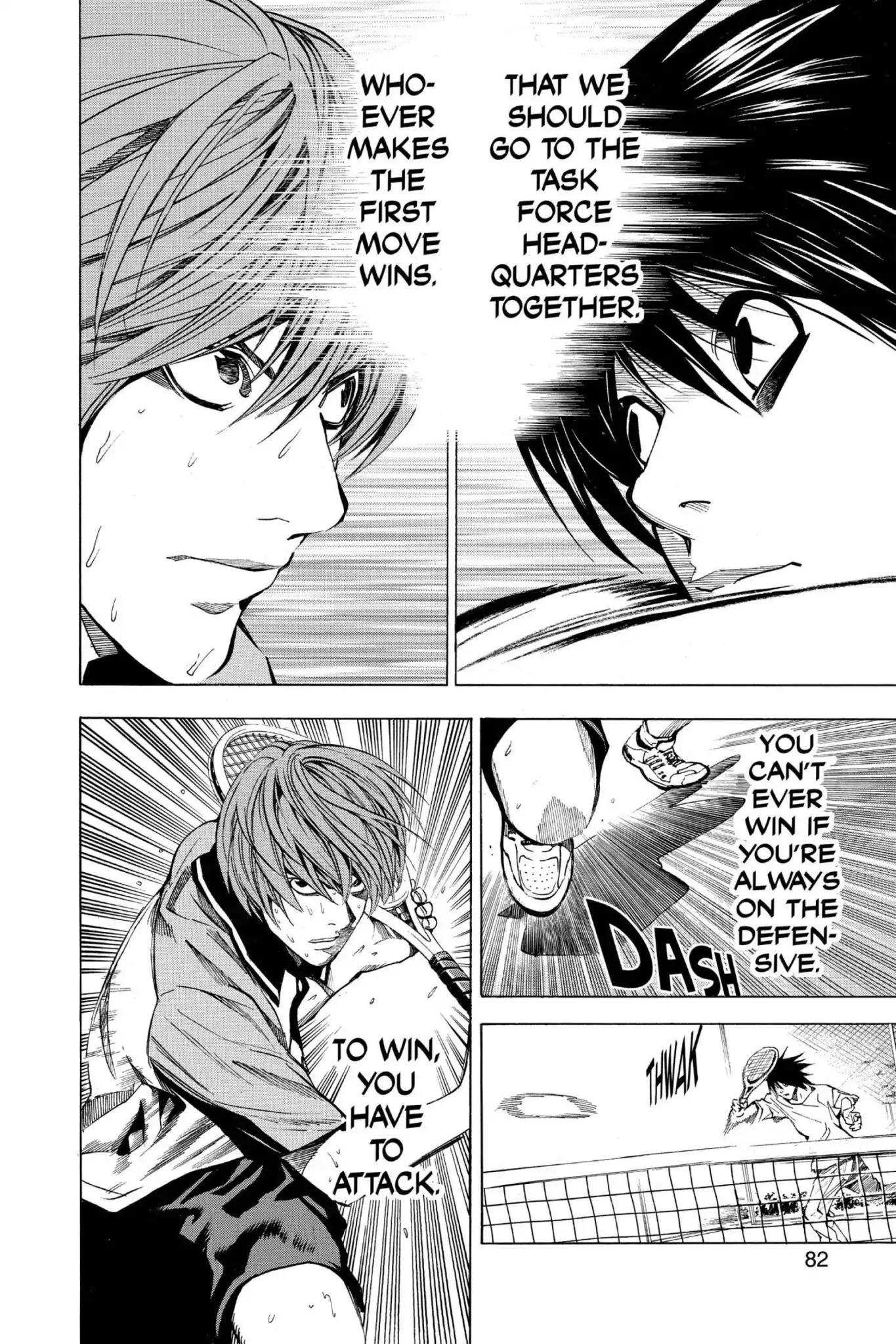Death Note manga, chapter 20, page 16 of 20