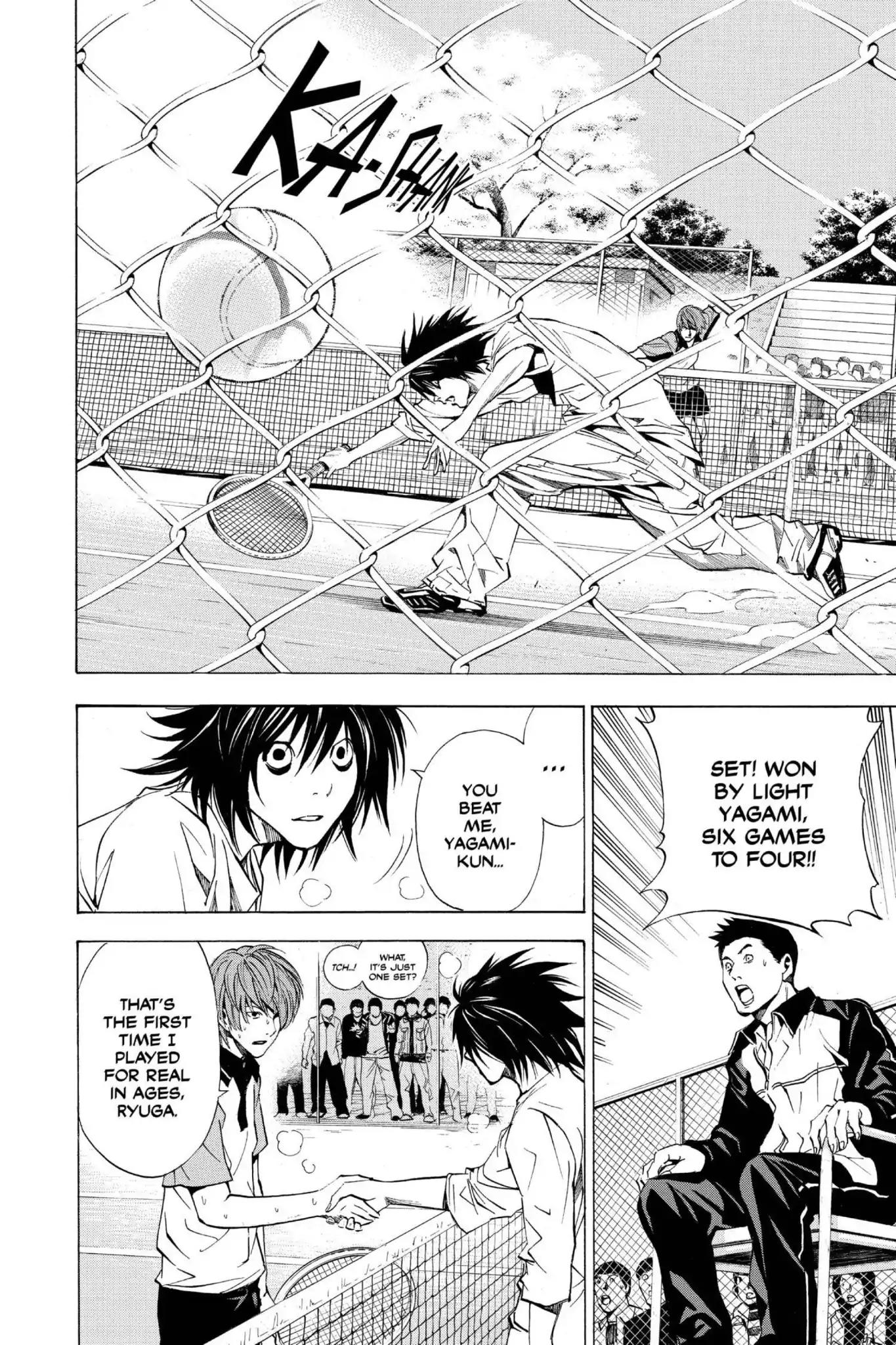 Death Note manga, chapter 20, page 18 of 20