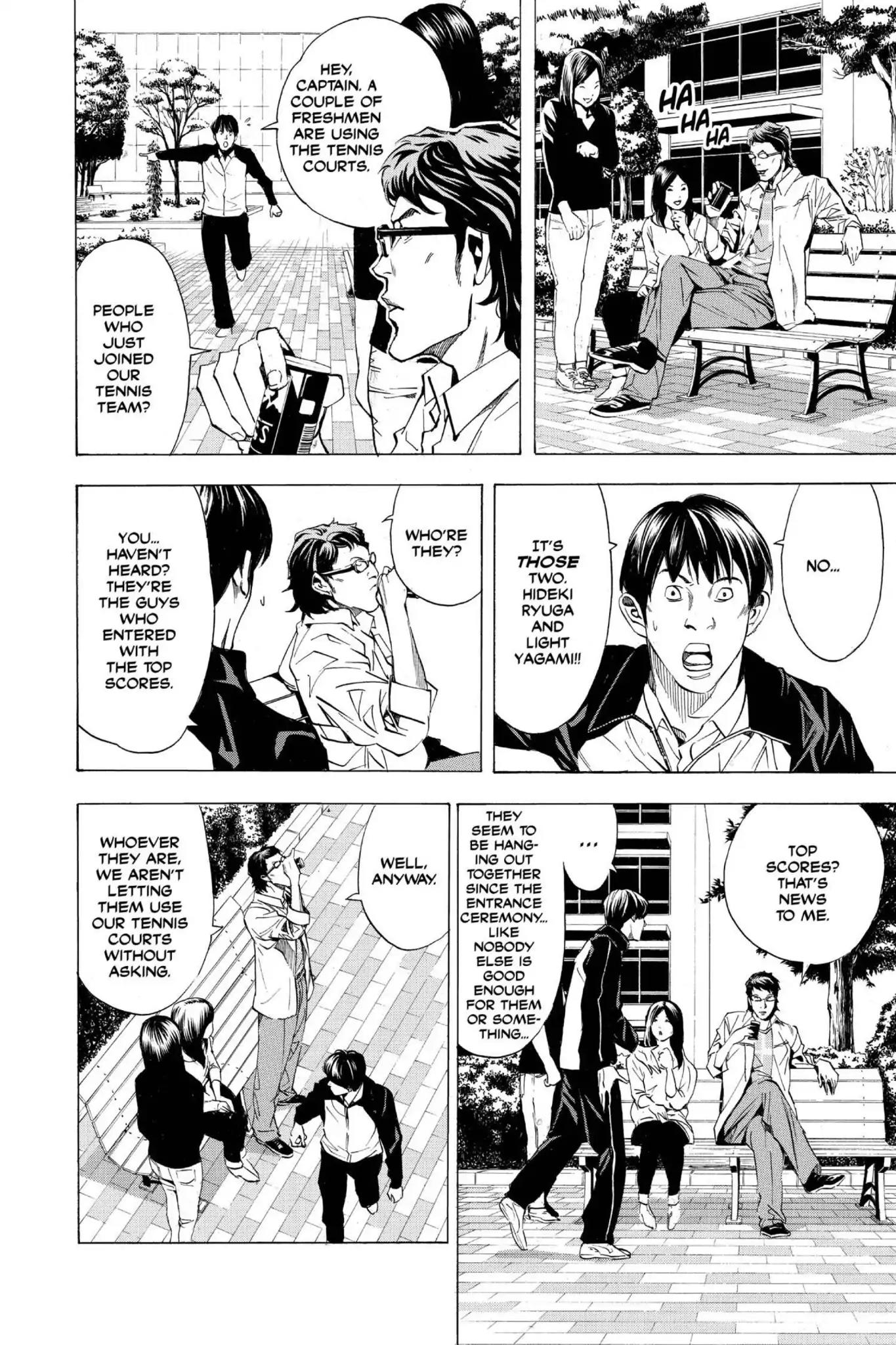 Death Note manga, chapter 20, page 8 of 20