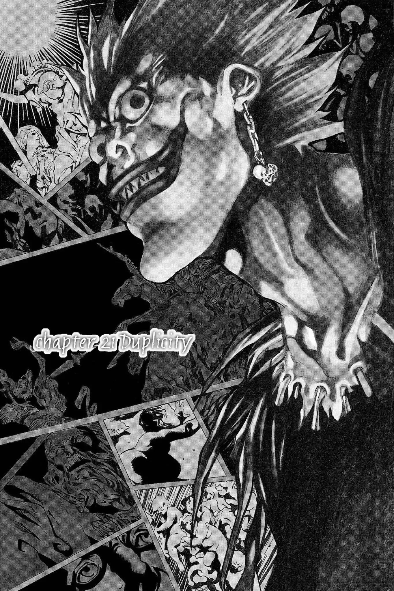 Death Note Chapter 21 page 1 - Chapter 21: Duplicity