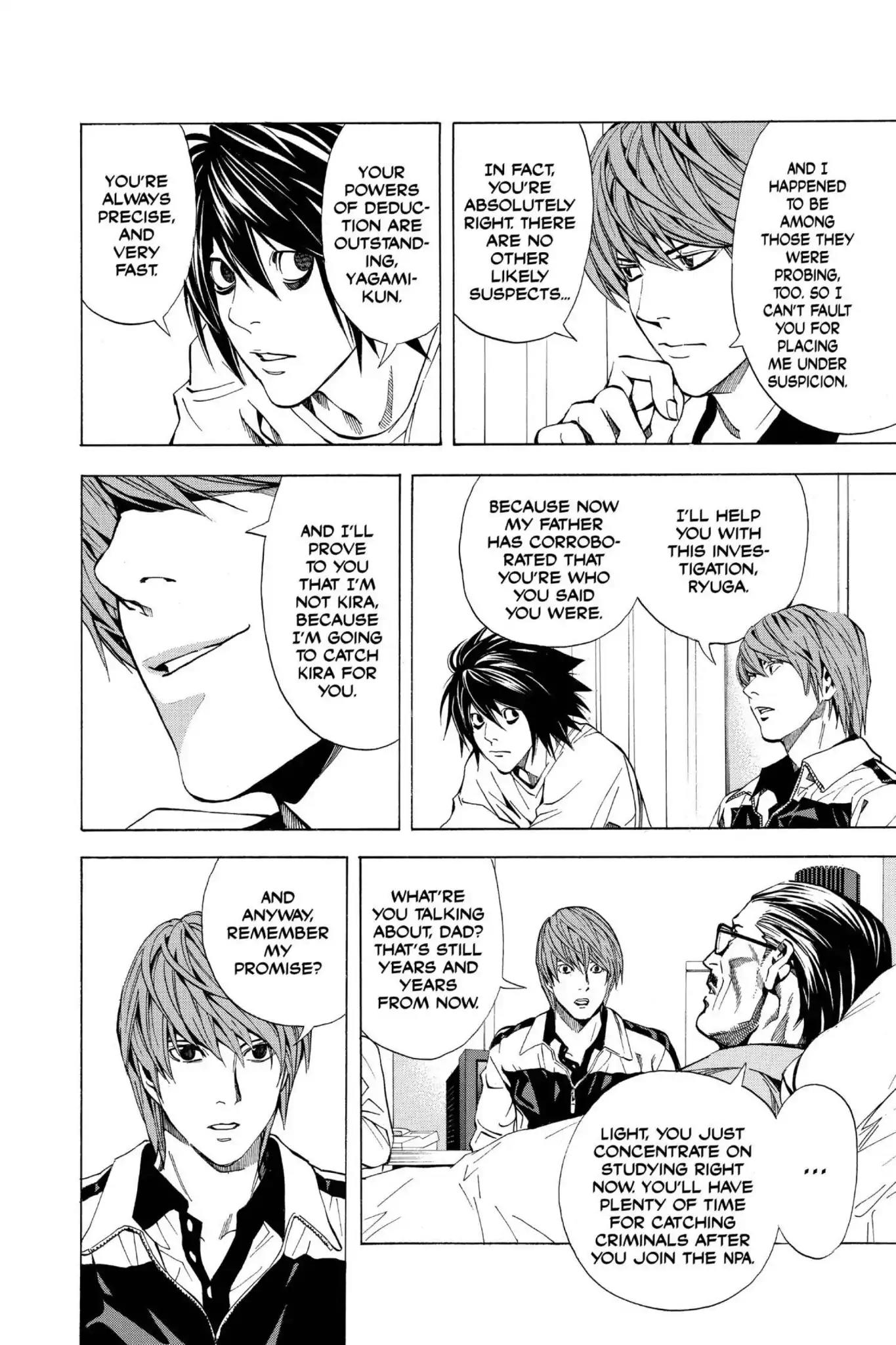 Death Note manga, chapter 22, page 10 of 22