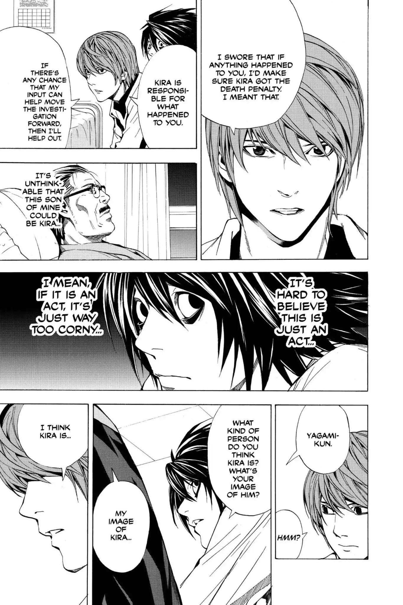 Death Note manga, chapter 22, page 11 of 22