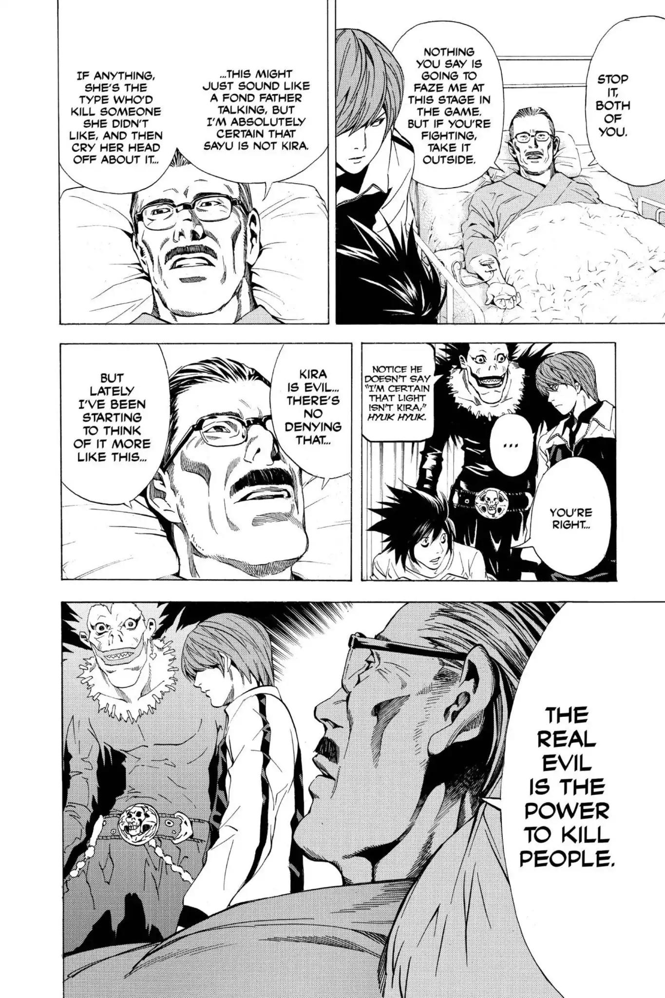Death Note manga, chapter 22, page 14 of 22