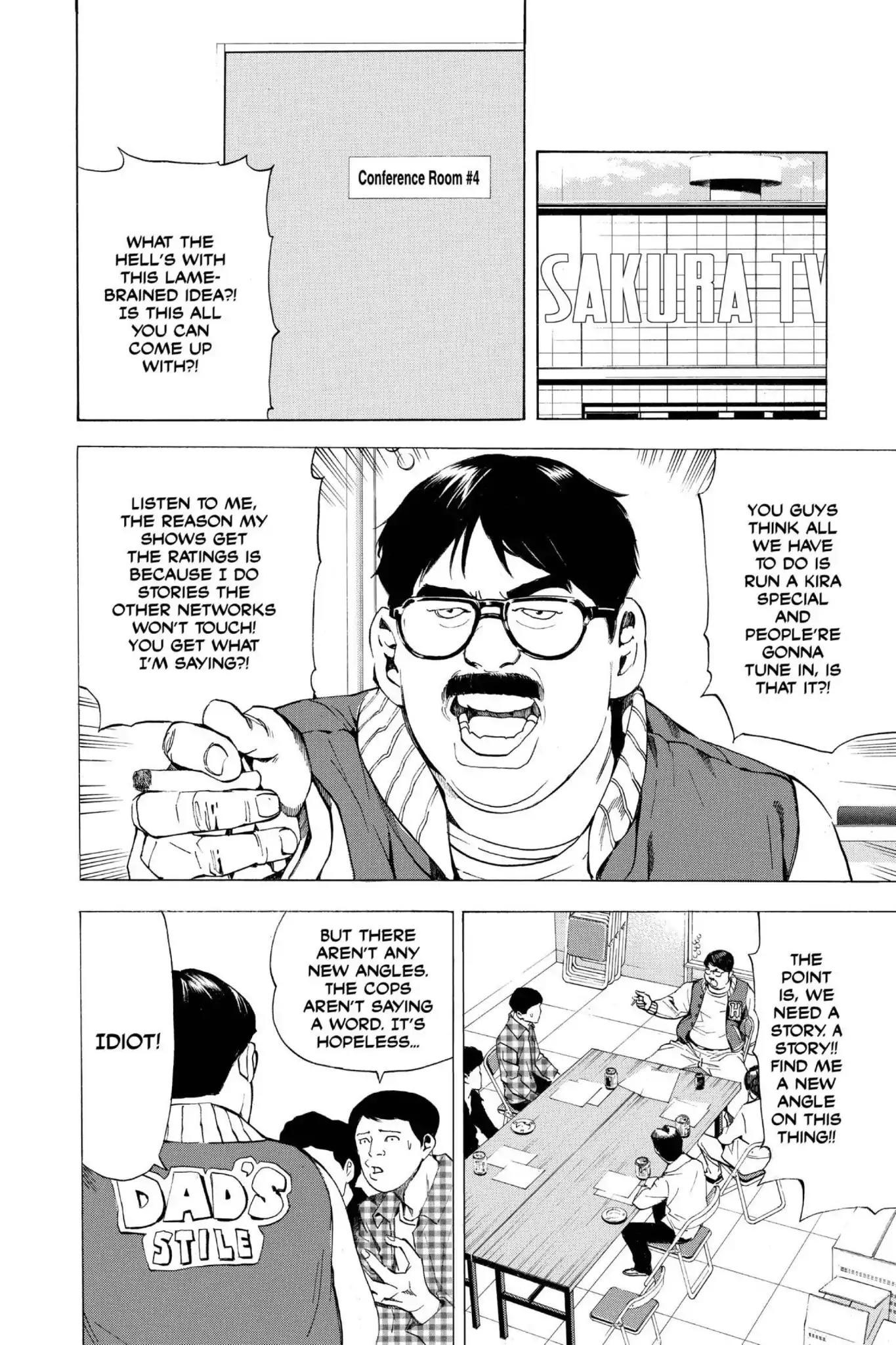 Death Note manga, chapter 22, page 2 of 22